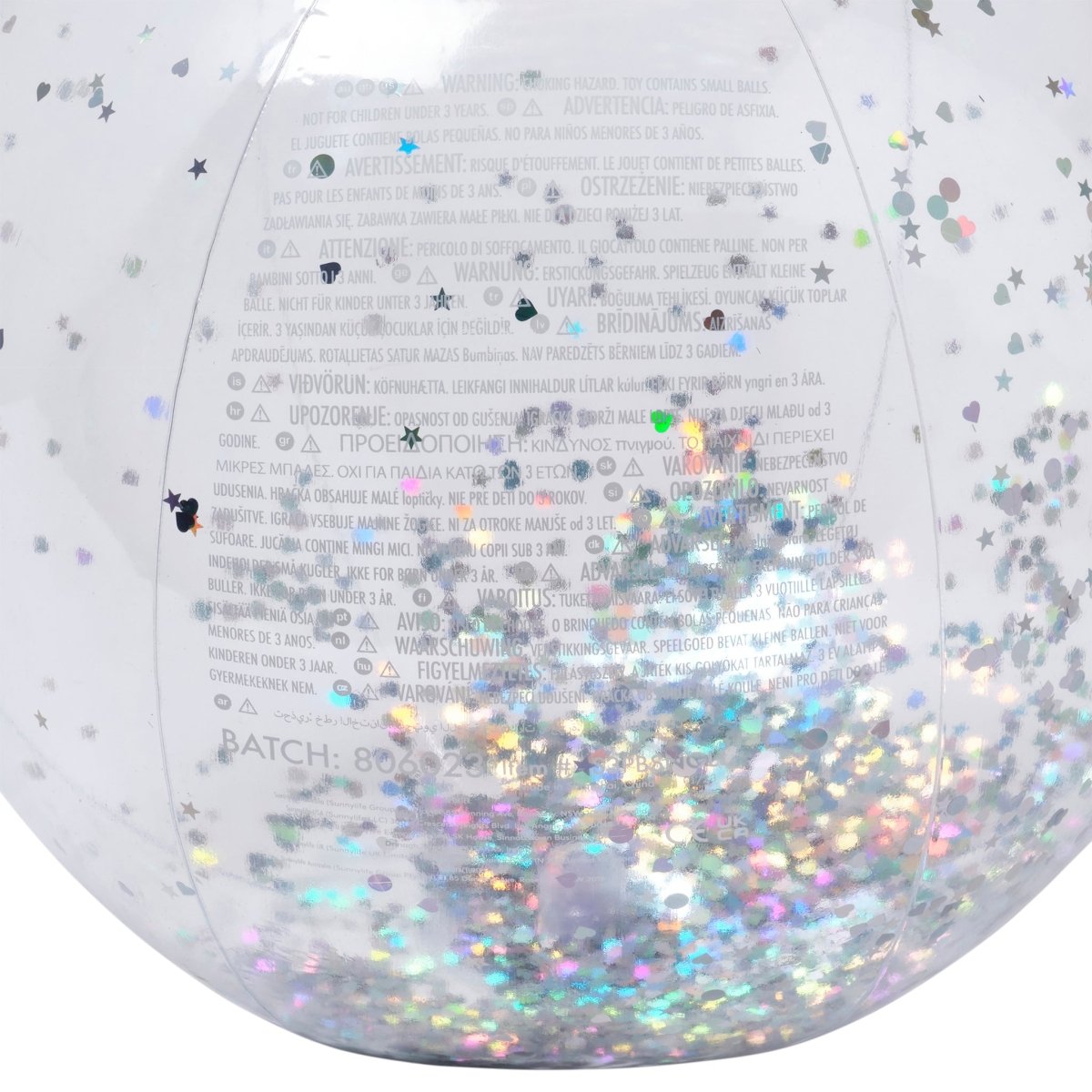 Inflatable Beach Ball - Glitter - SUNNYLiFE EU