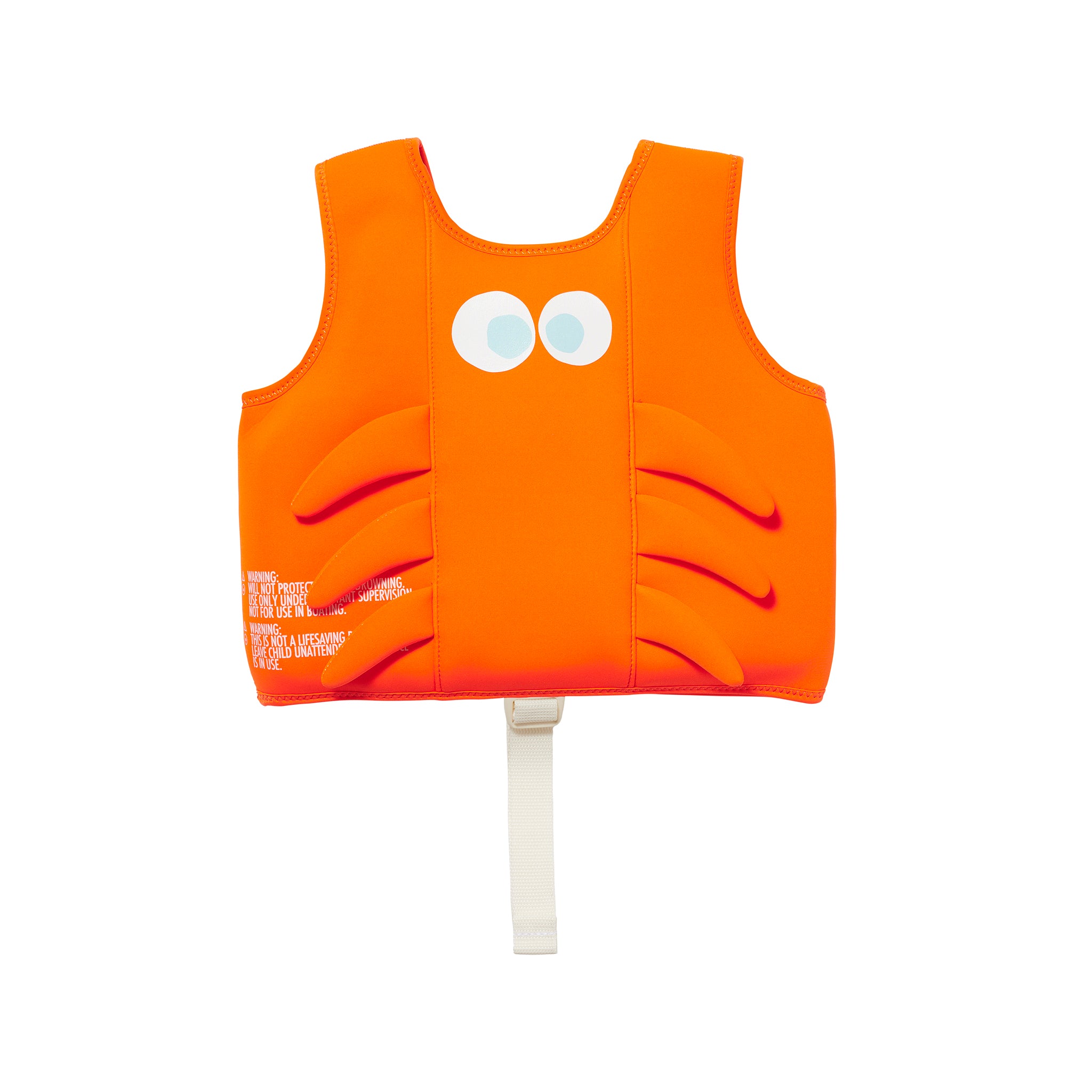 Gilet de bain 2-3 EU | Sonny la créature de la mer orange fluo