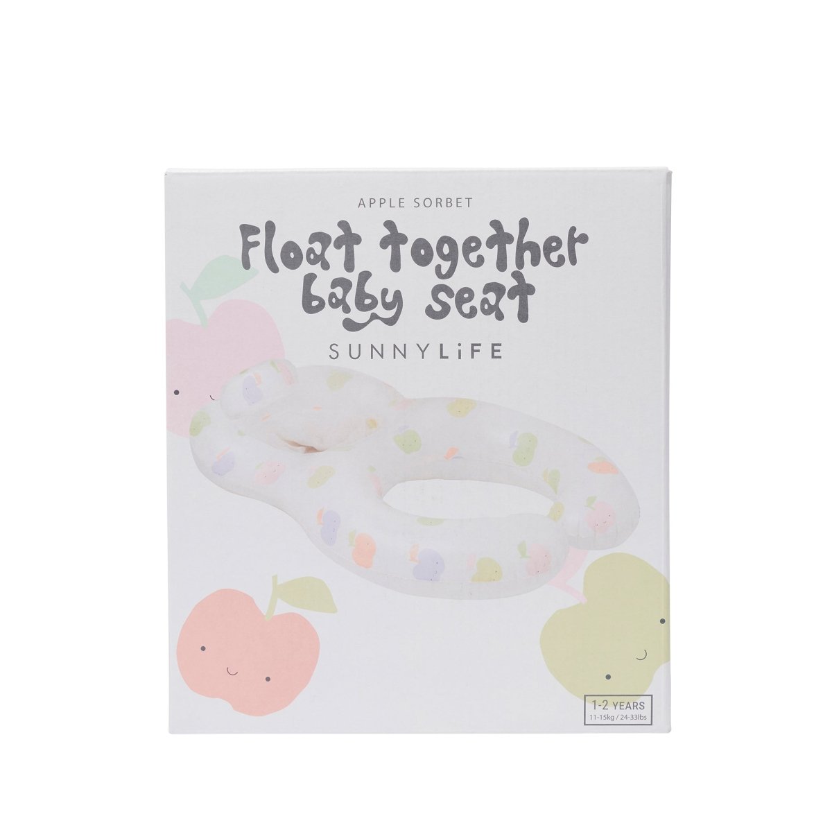 Float Together Baby Seat - Apple Sorbet - SUNNYLiFE EU