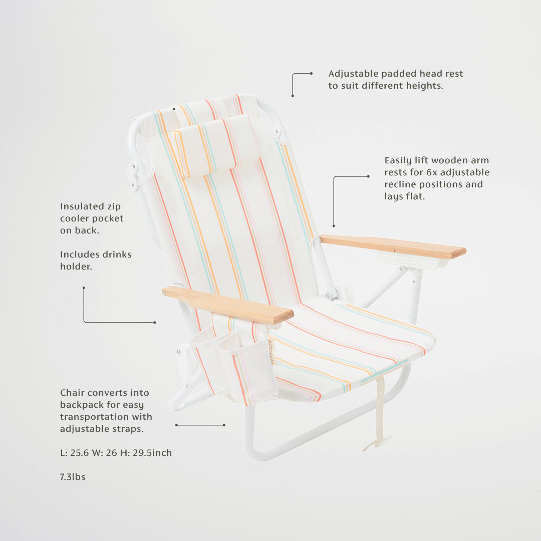 Luxe Beach Chair - Rio Sun
