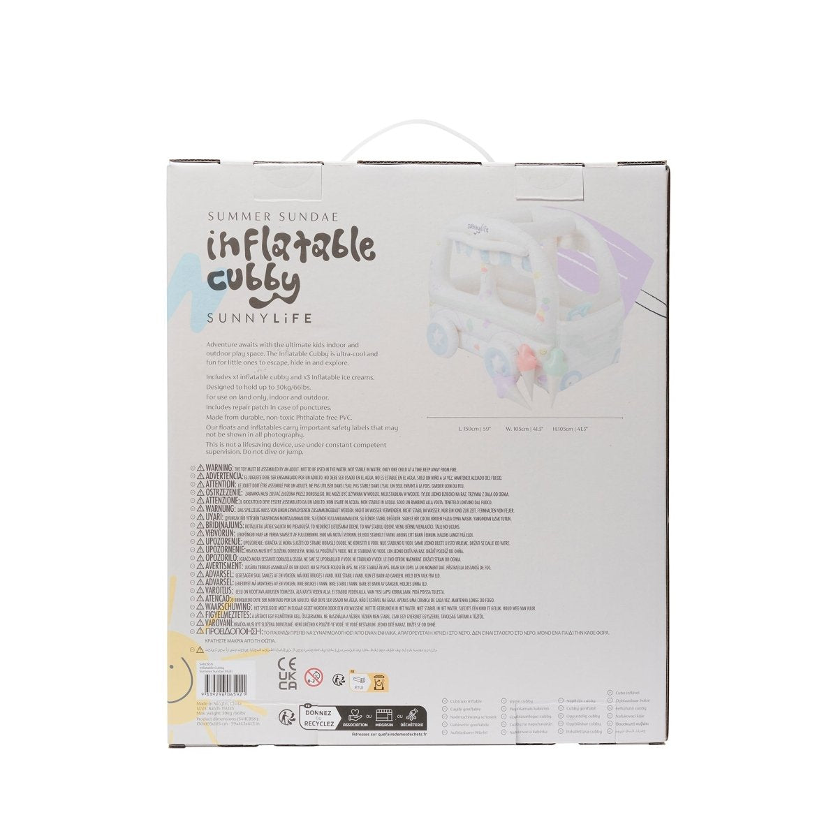 Inflatable Cubby - SUNNYLiFE EU
