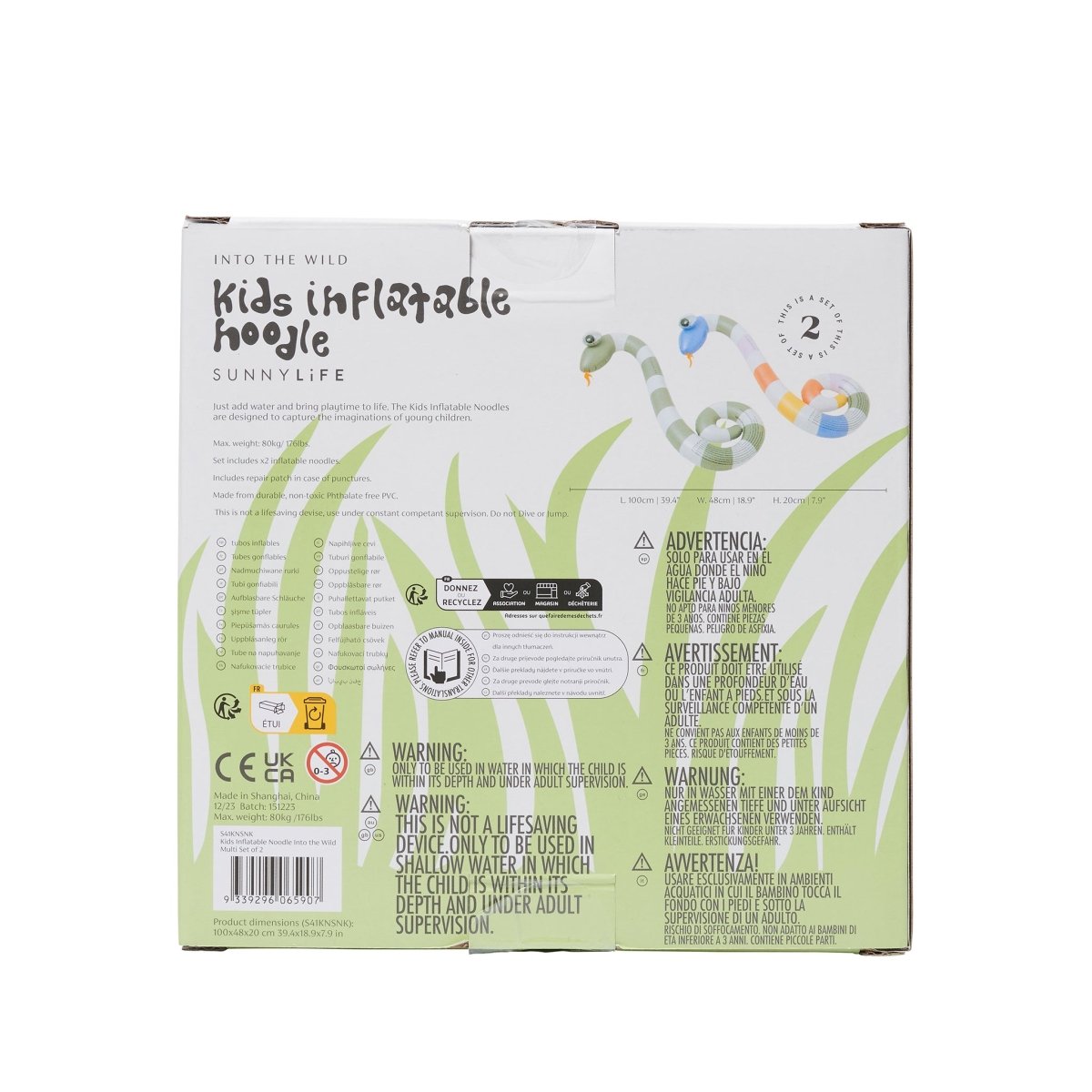 Kids Inflatable Noodle - Into the Wild - SUNNYLiFE EU