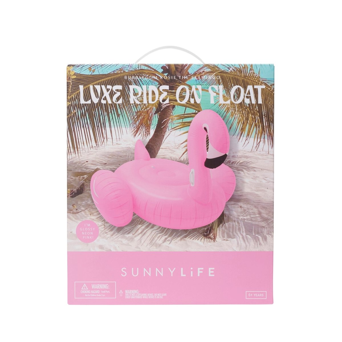 Luxe Rosie Flamingo Ride - On Float - SUNNYLiFE EU