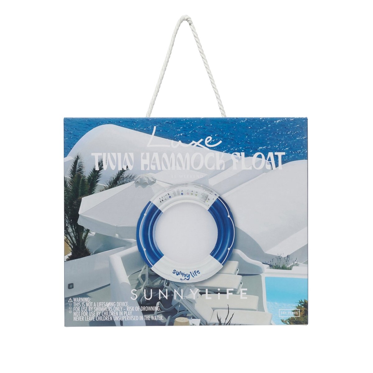 Luxe Twin Hammock Float - Le Weekend - SUNNYLiFE EU