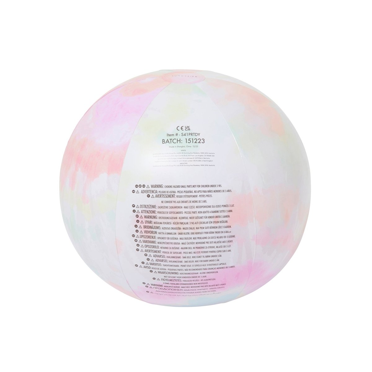 Tube Pool Ring and Ball Set - SUNNYLiFE EU