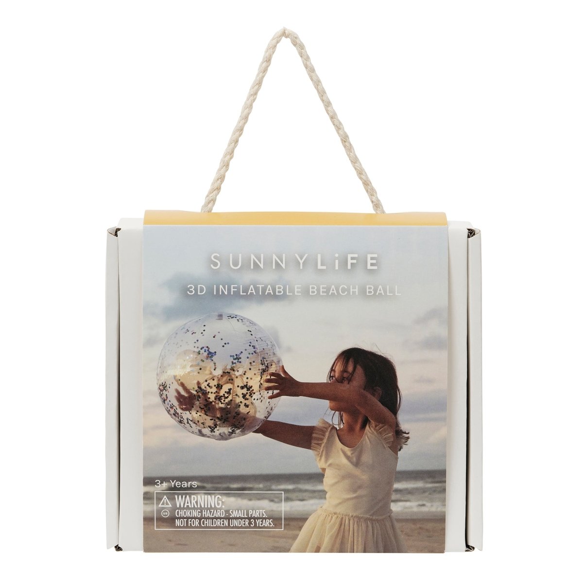 3D Inflatable Beach Ball - Cotton Candy - SUNNYLiFE EU