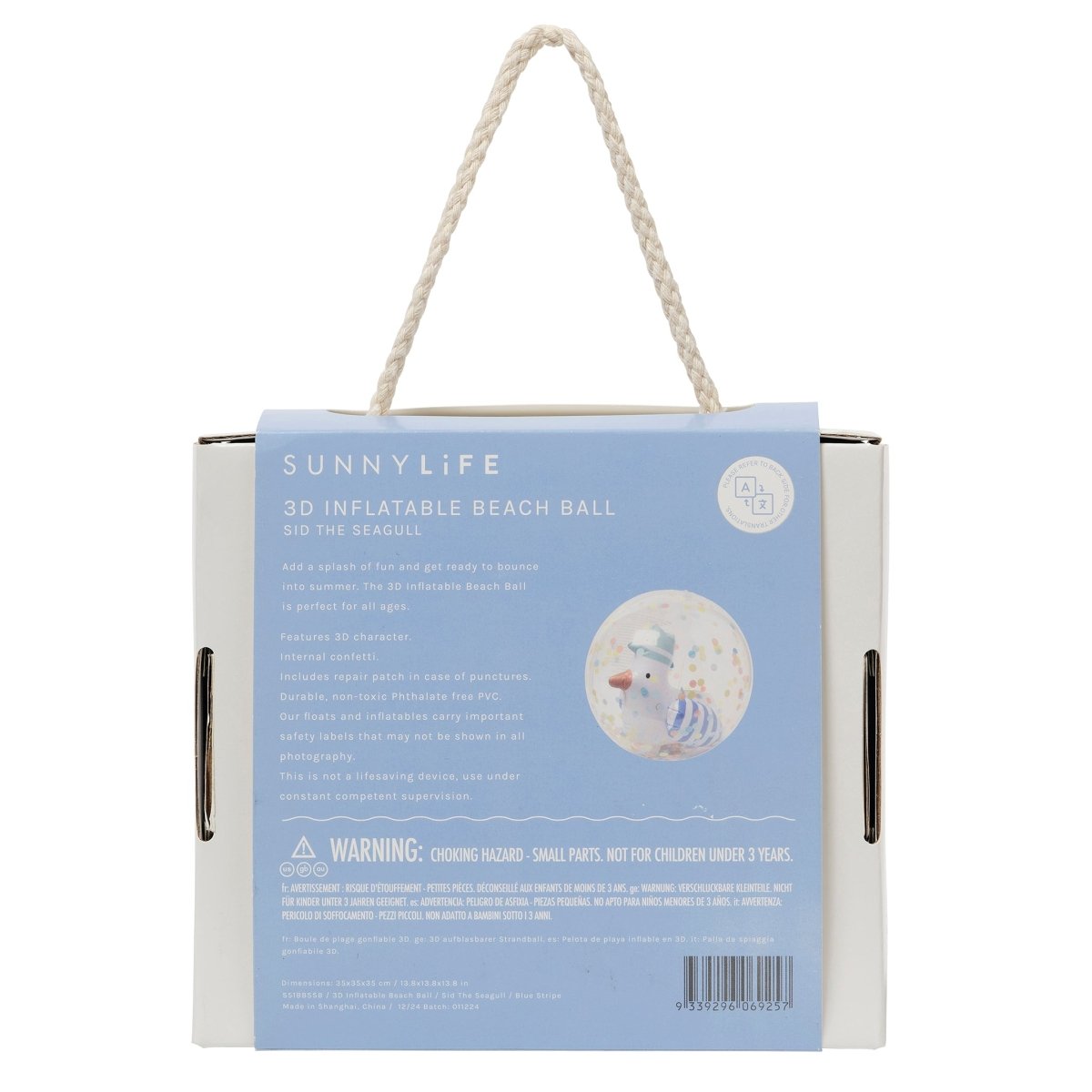 3D Inflatable Beach Ball - Sammy the Seagull - SUNNYLiFE EU