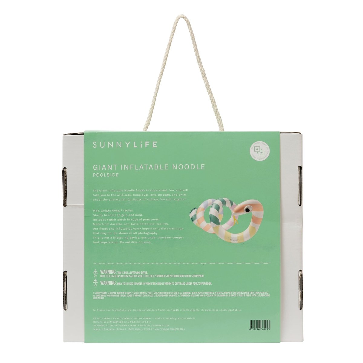 Giant Inflatable Noodle - Poolside - SUNNYLiFE EU