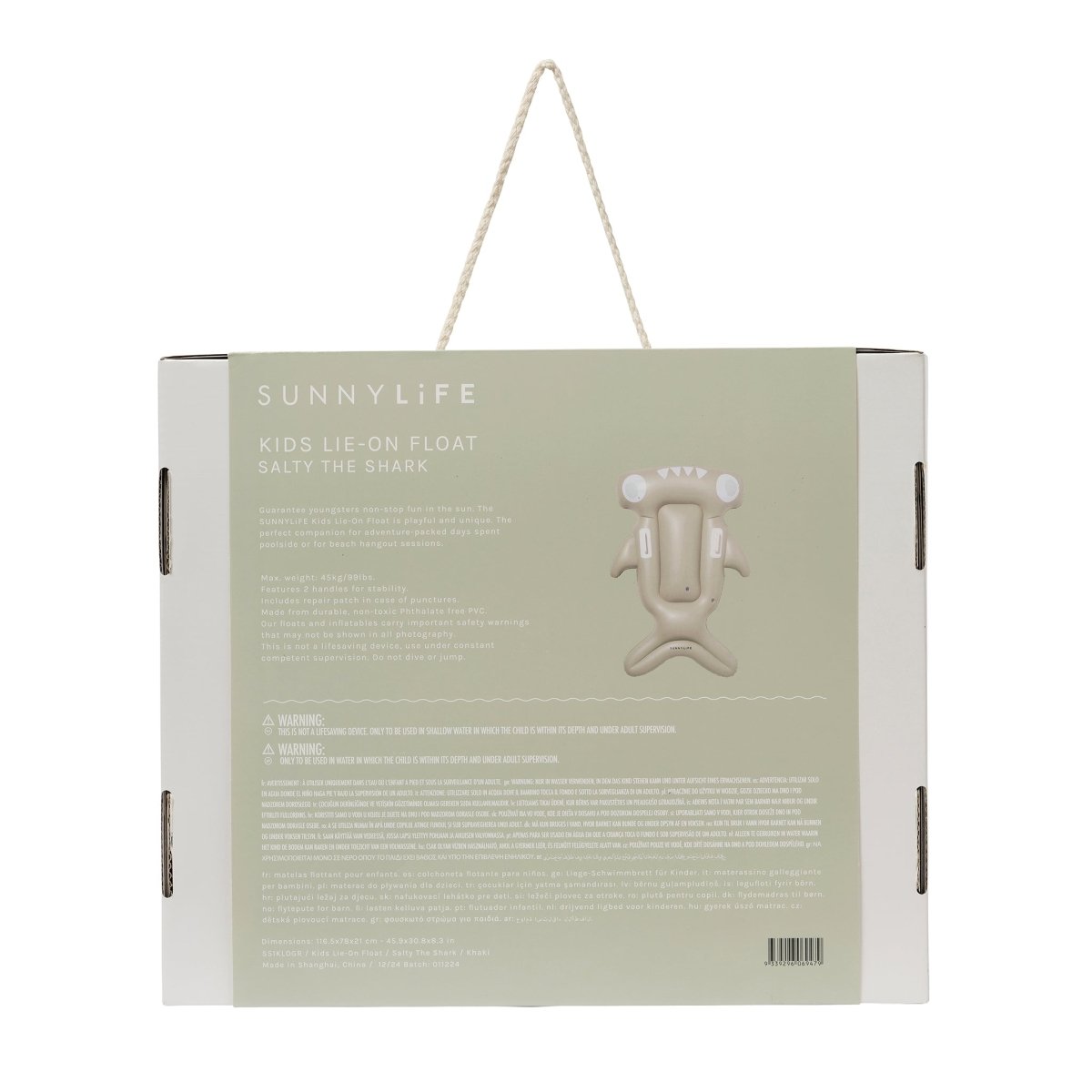 Kids Lie - On Float - Salty the Shark - SUNNYLiFE EU