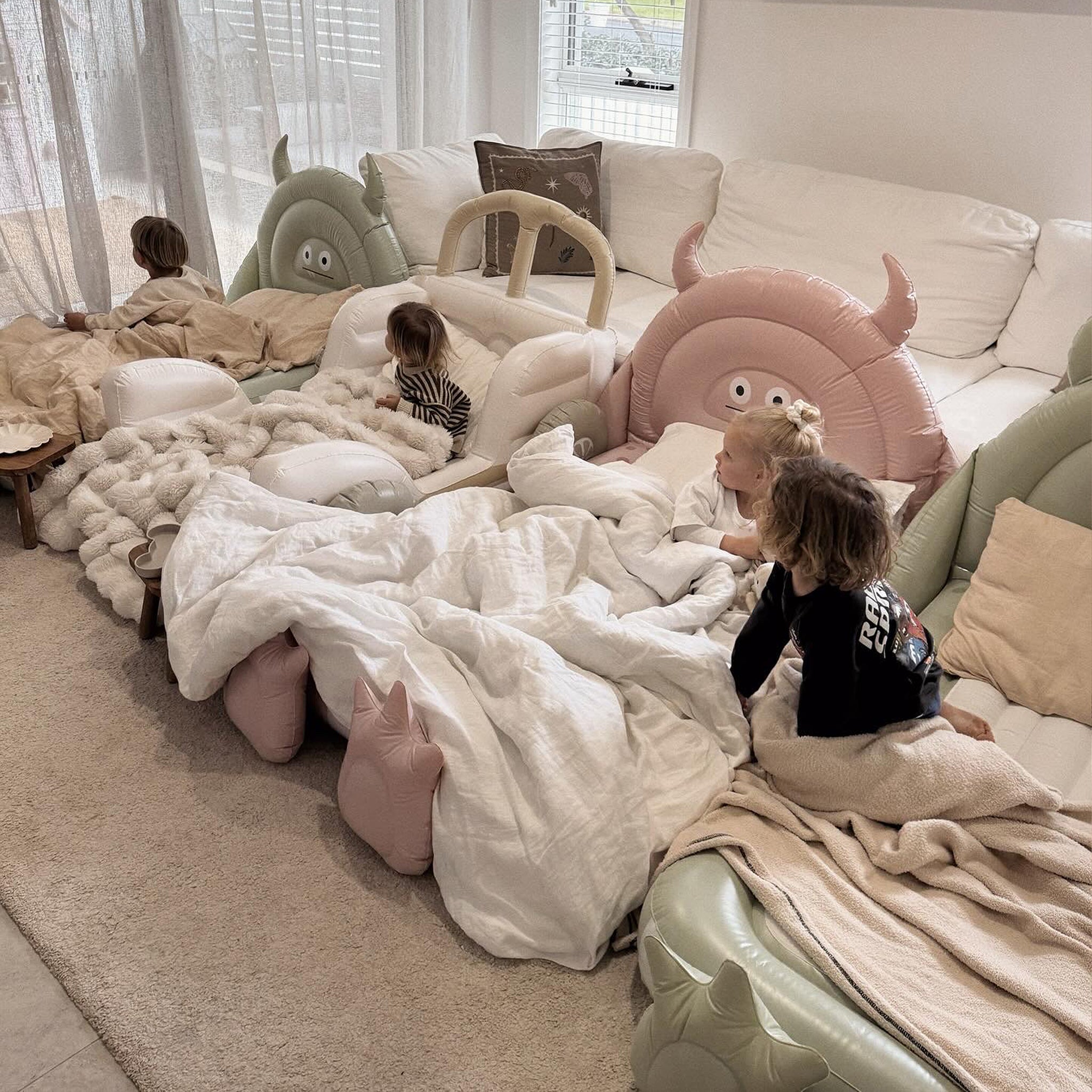 Kids Air Mattress - Monster