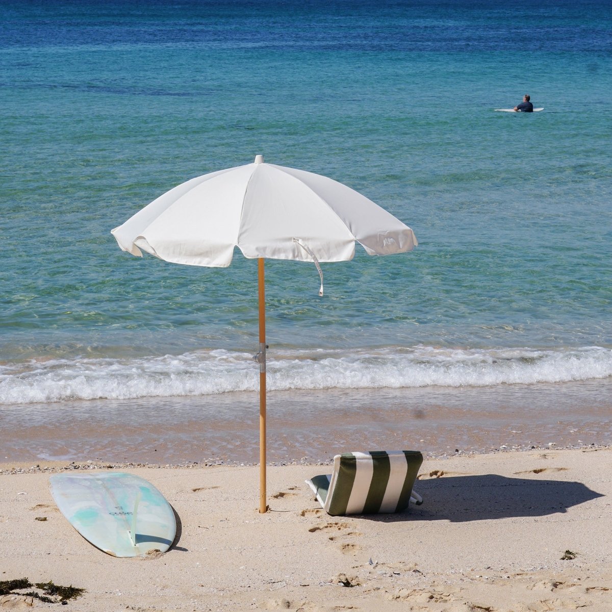 Luxe Beach Umbrella - Cream - SUNNYLiFE EU