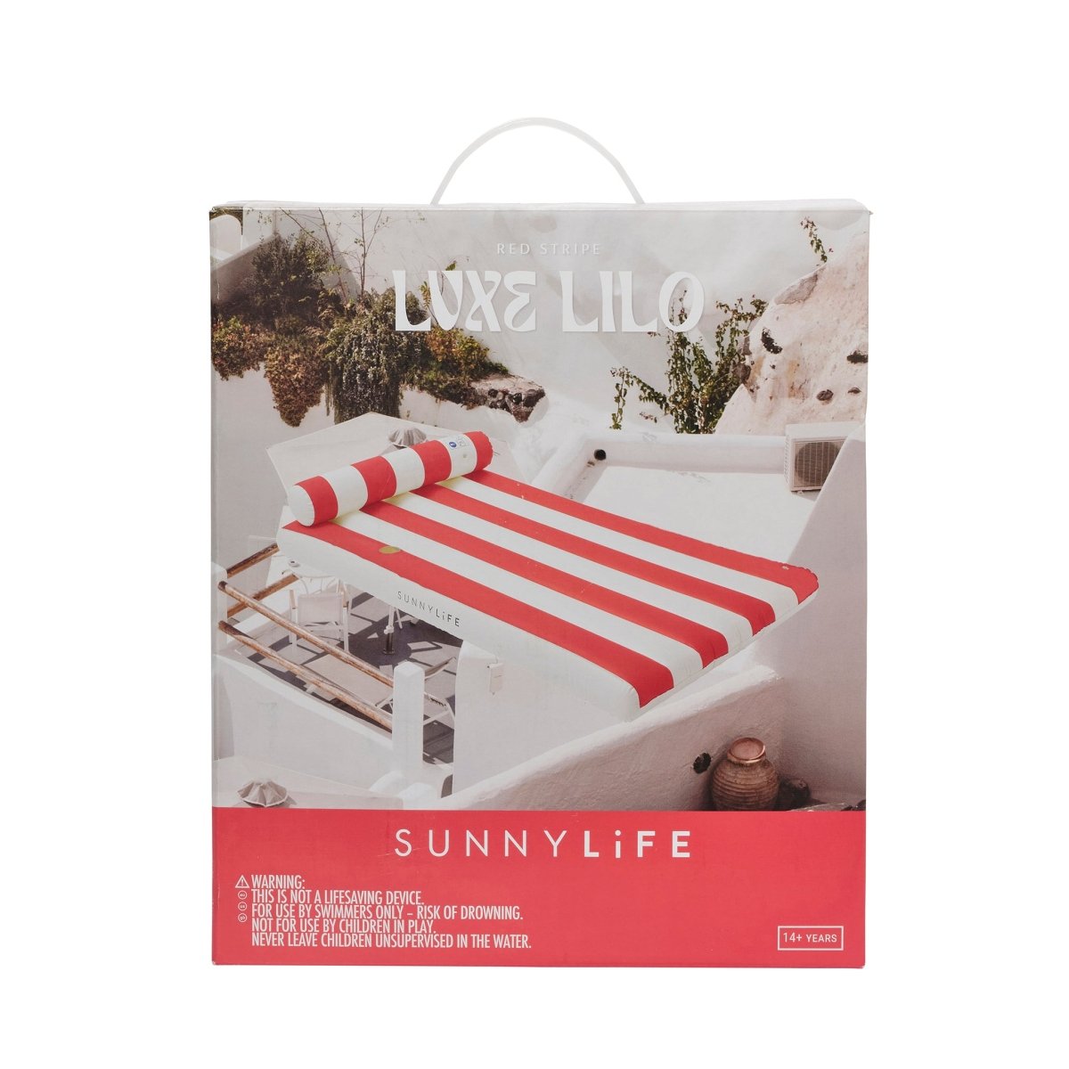 Luxe Lilo - Red - SUNNYLiFE EU