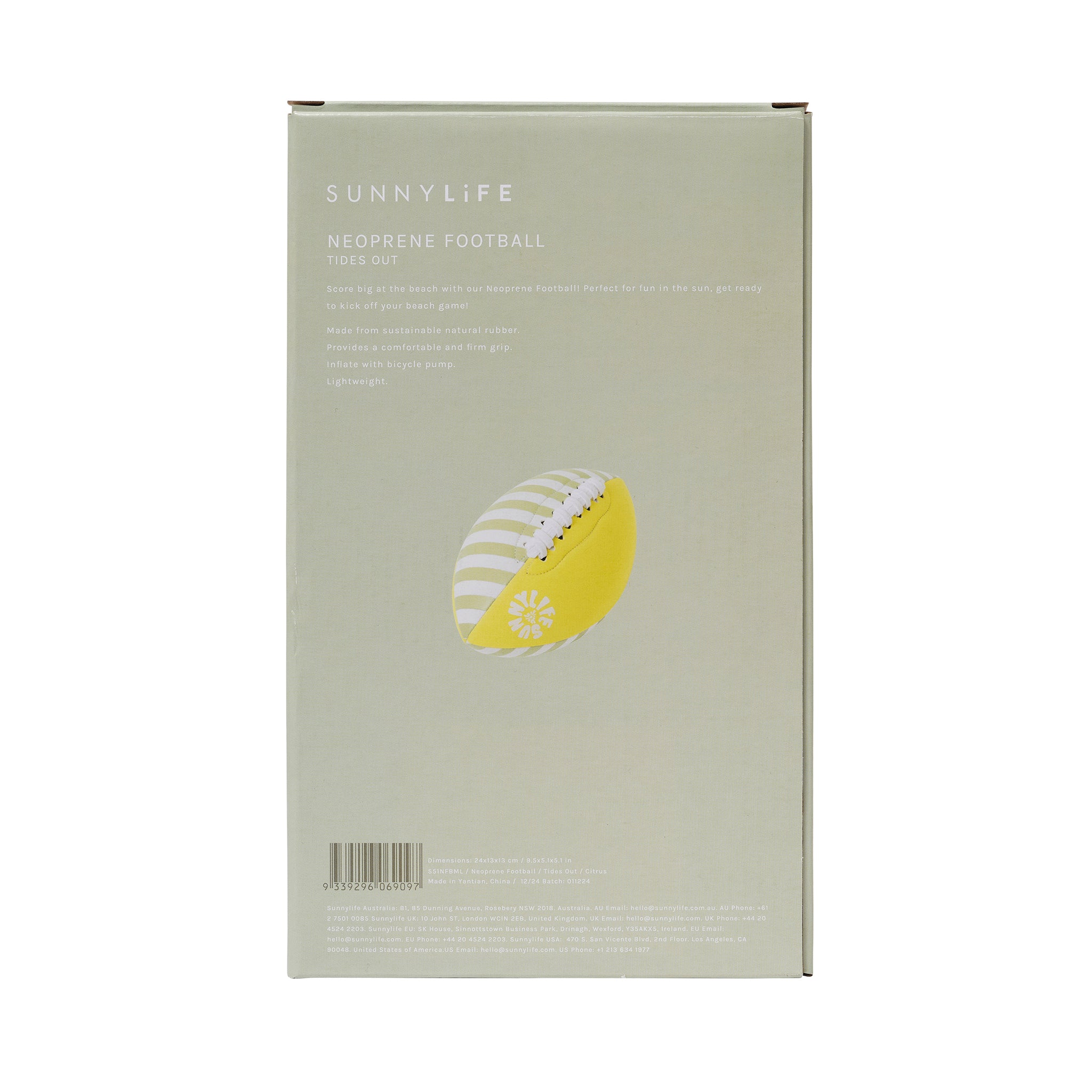 Neoprene Football - Tides Out