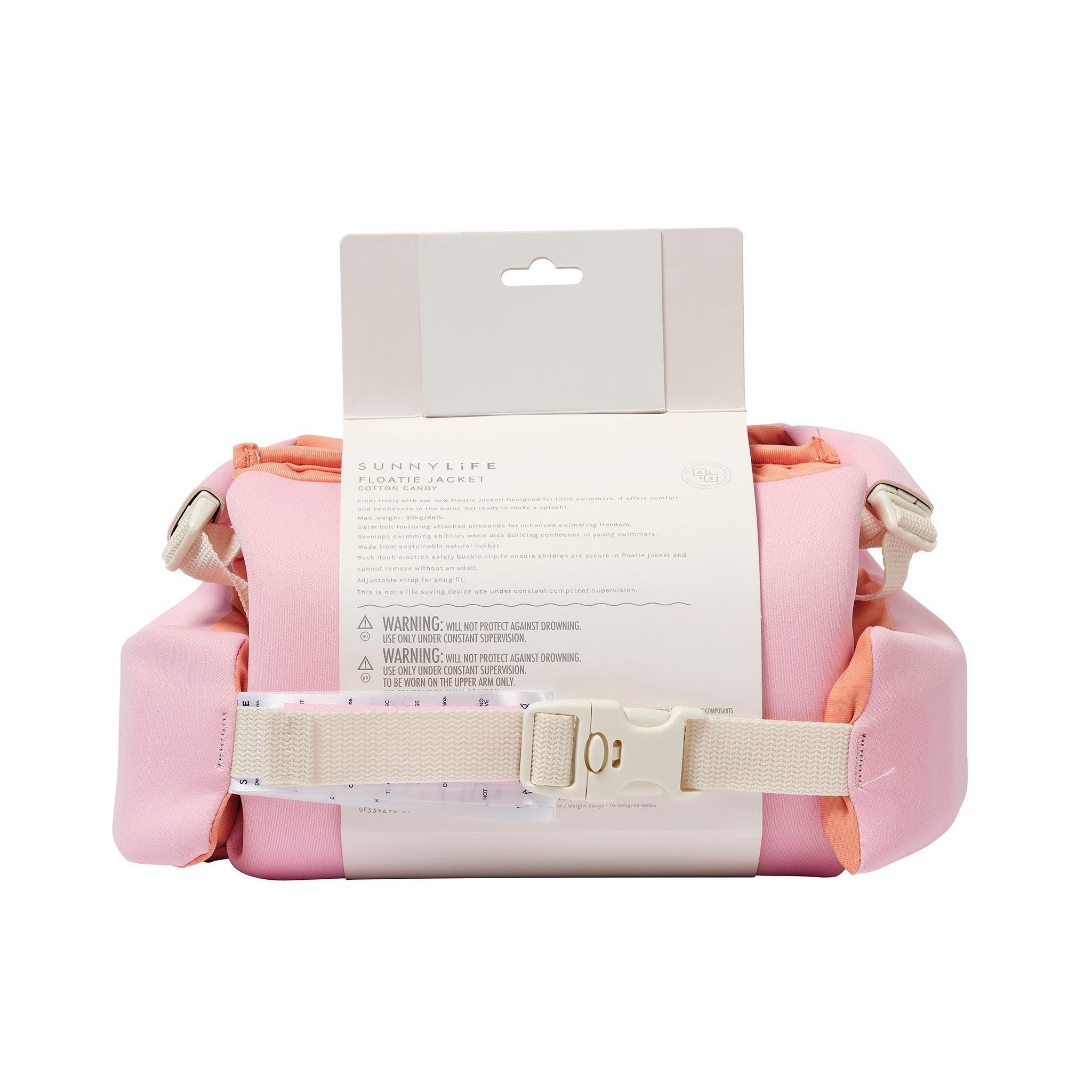 Floatie Jacket 3-6 - Cotton Candy