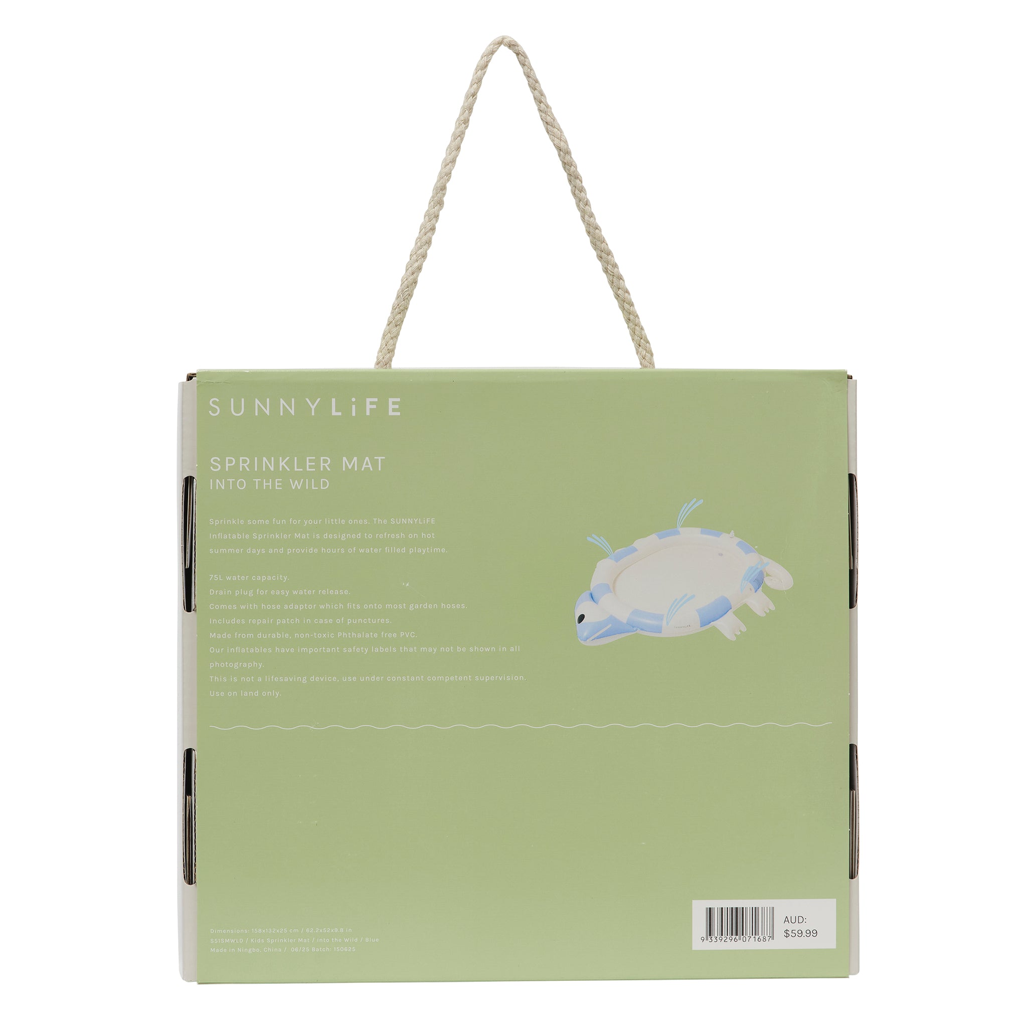 Kids Sprinkler Mat - Into the Wild Blue