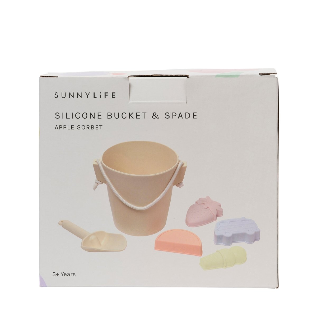 Silicone Bucket & Spade Set - Apple Sorbet - SUNNYLiFE EU