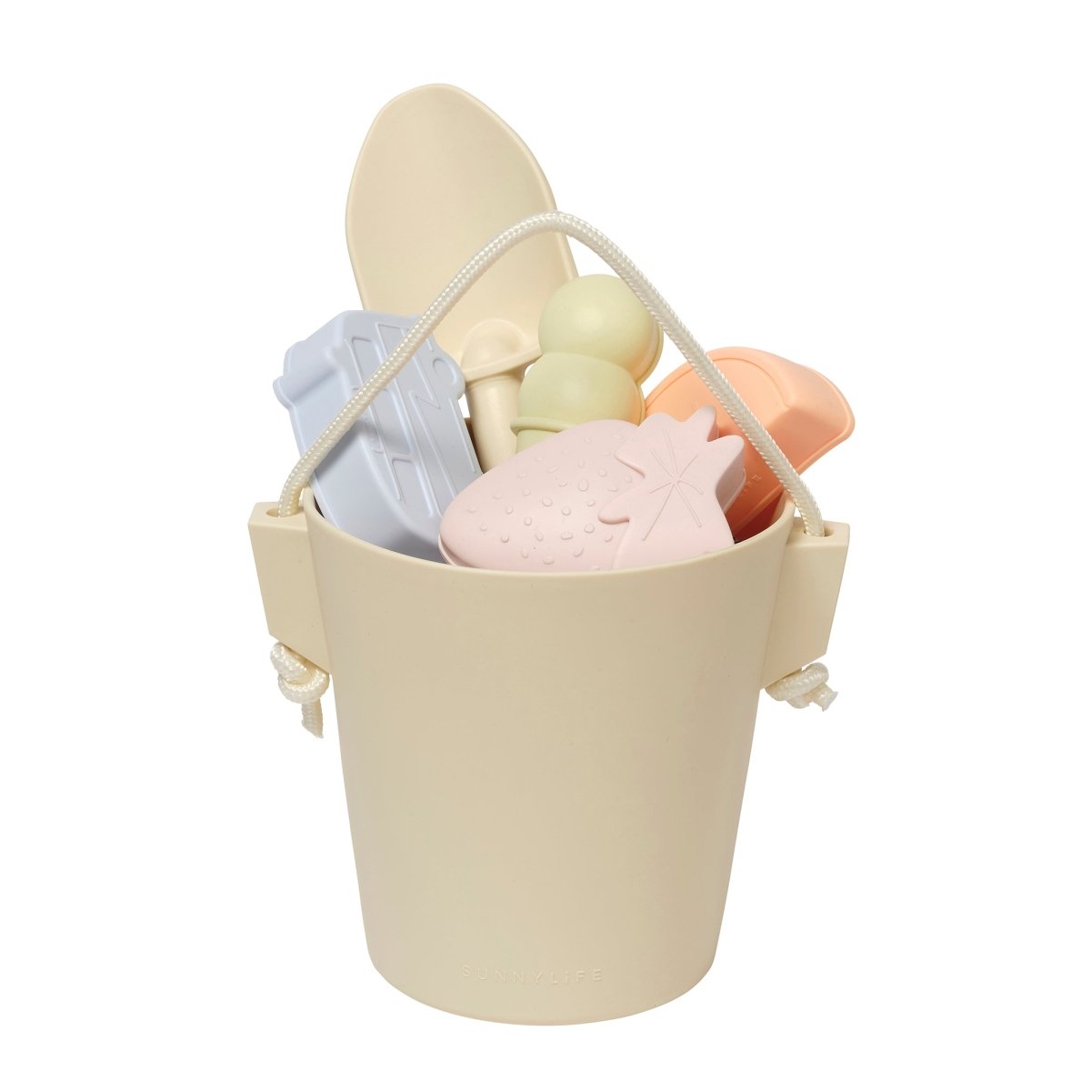 Silicone Bucket & Spade Set - Apple Sorbet - SUNNYLiFE EU
