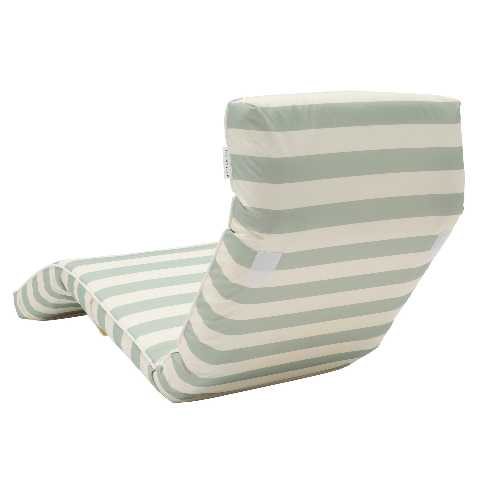 The Lounger Chair - Sea Sage Stripe