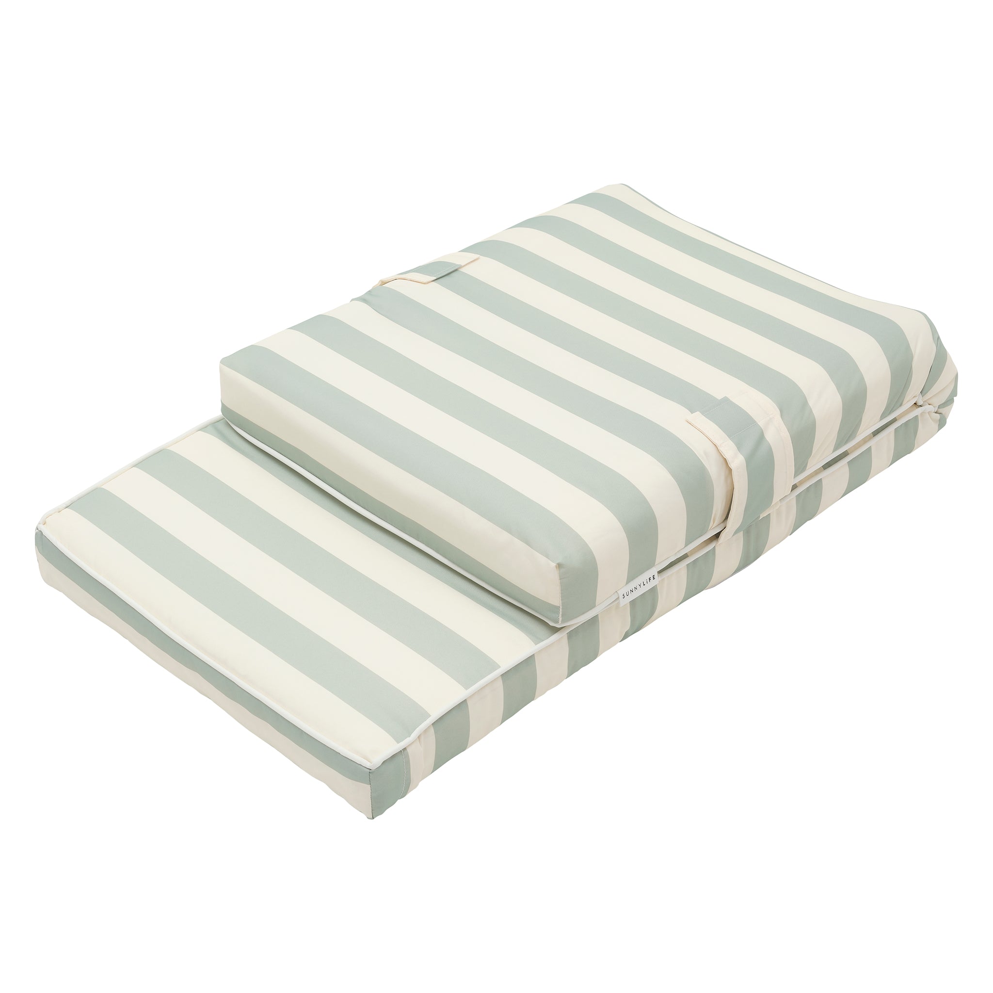 The Lounger Chair - Sea Sage Stripe