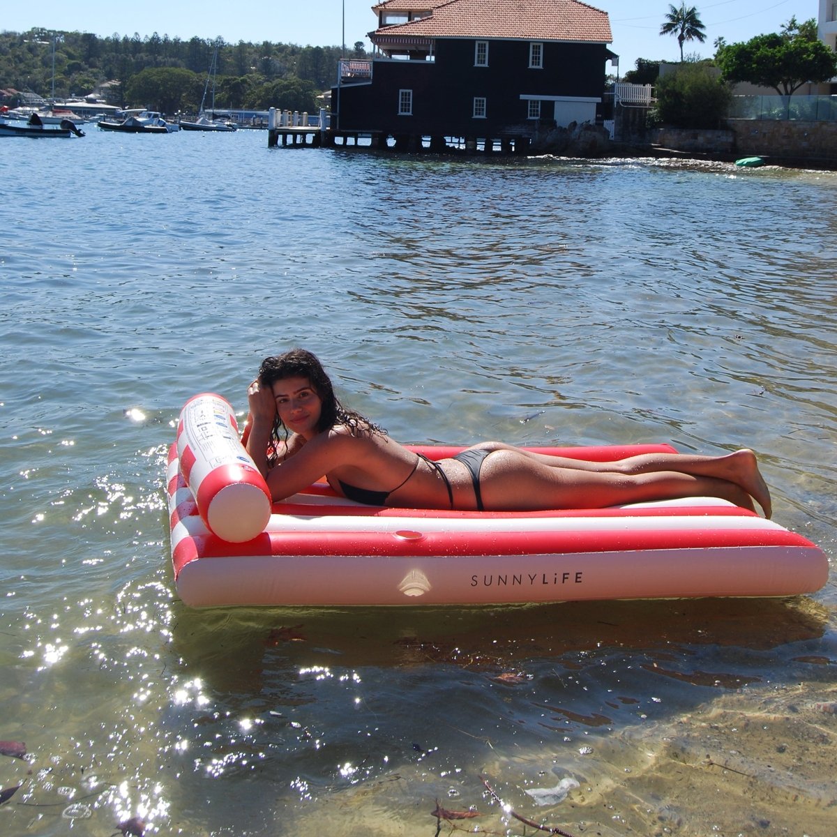 Luxe Lilo - Red - SUNNYLiFE EU