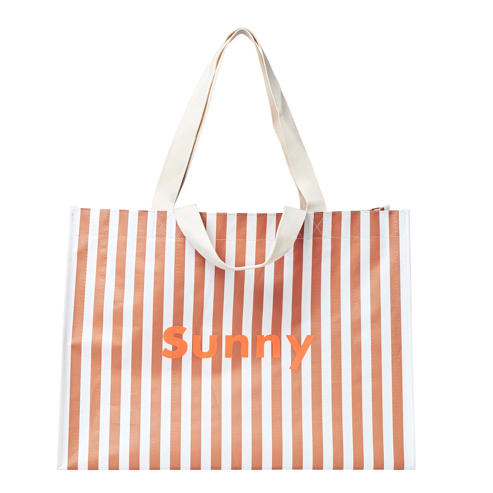 Carryall Beach Bag - Tierra Clay Stripe