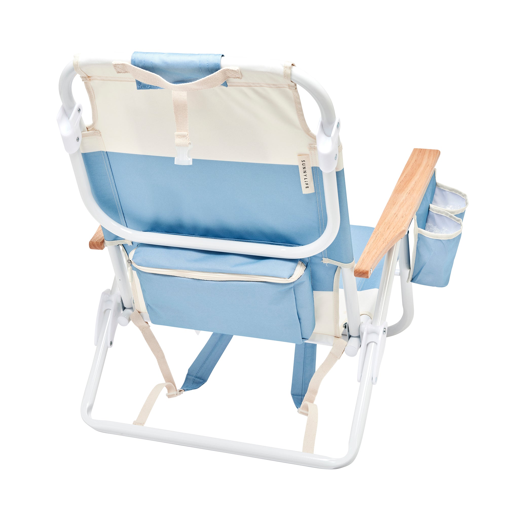Deluxe Beach Chair - La Mer Med Blue