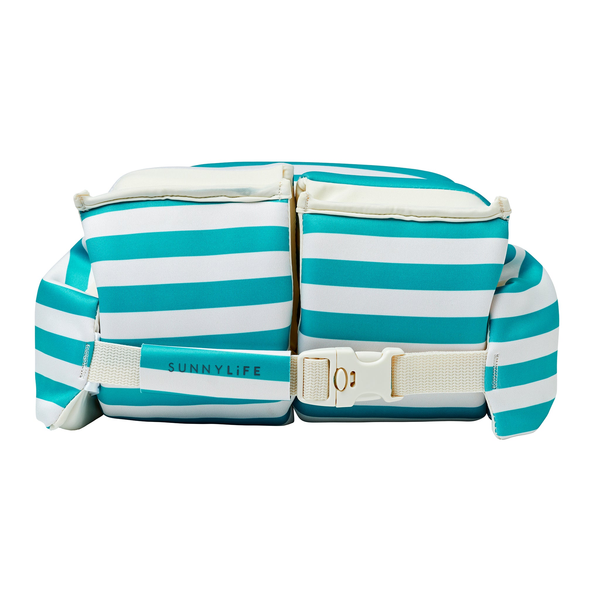 Floatie Jacket 3-6 - Poppy the Peach Green Stripe