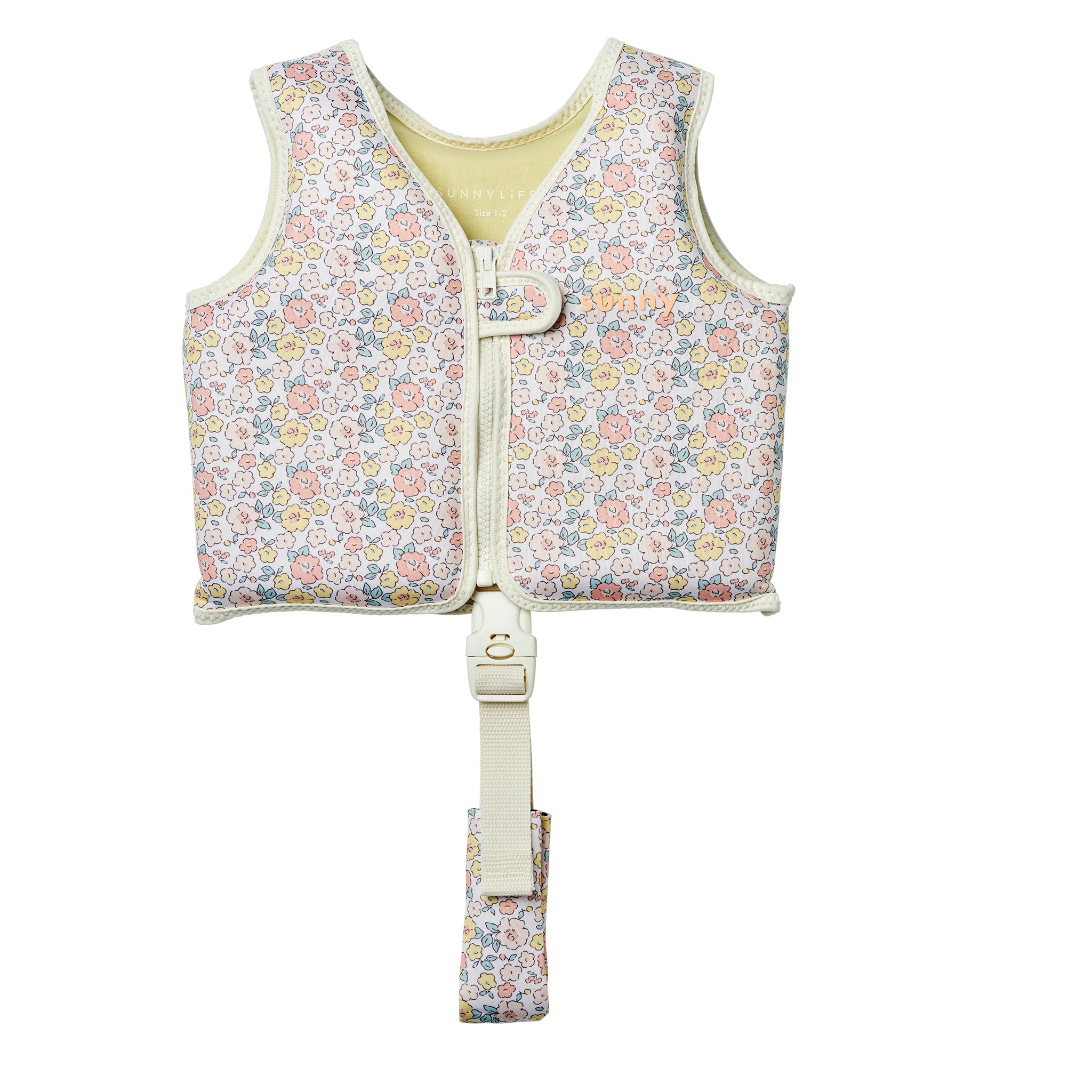 Kids Swim Vest 1-2 - Into the Garden Ditsy Floral