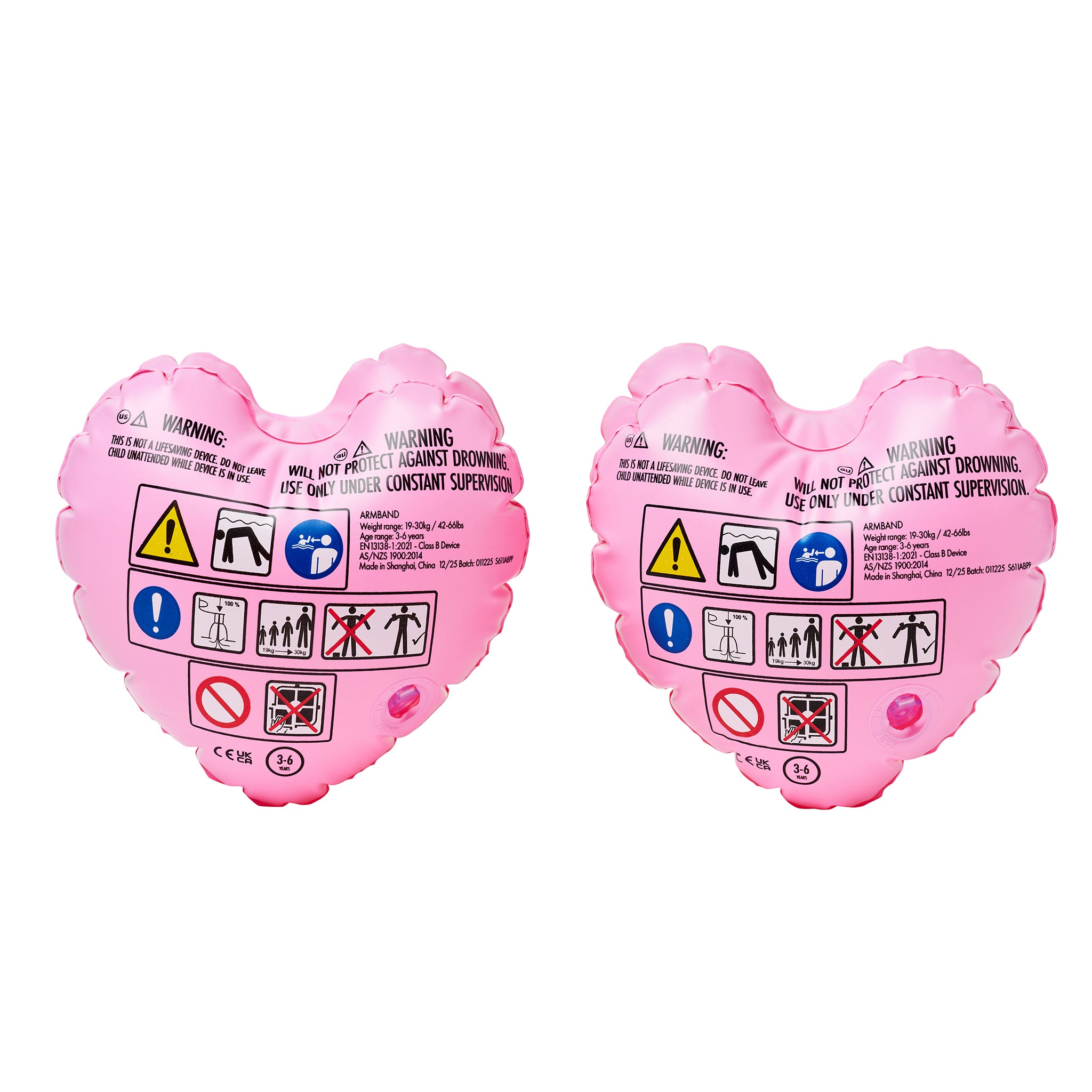 Inflatable Arm Band - Poppy the Peach Pink