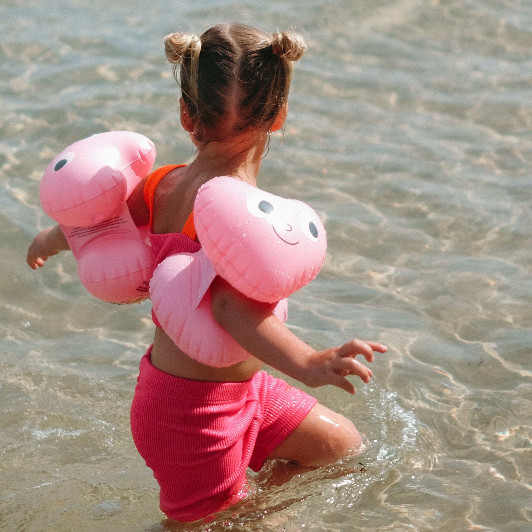 Inflatable Arm Band - Poppy the Peach Pink