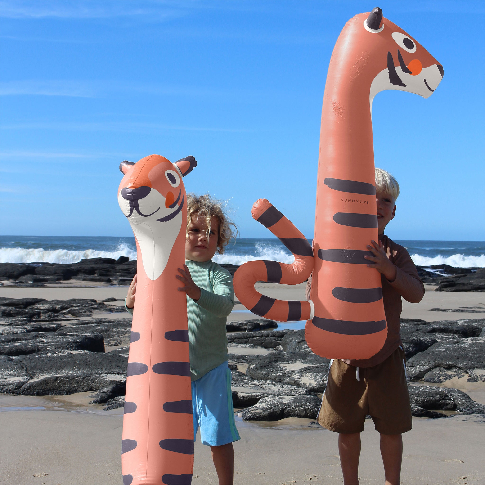 Kids Inflatable Noodle - Tino the Tiger Clay Set of 2