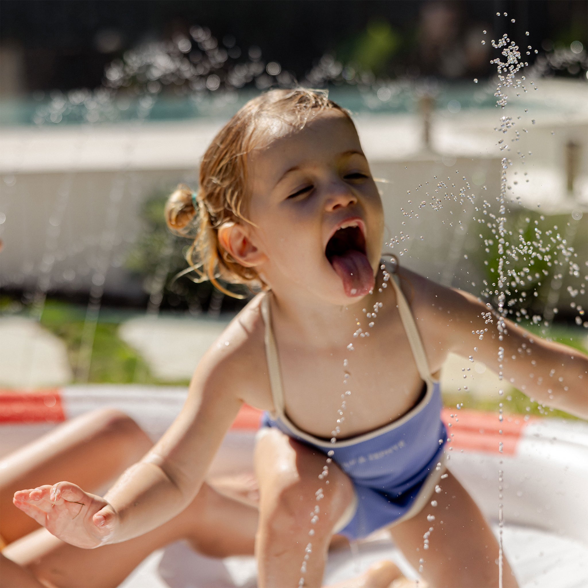 Kids Sprinkler Mat - Poppy the Peach