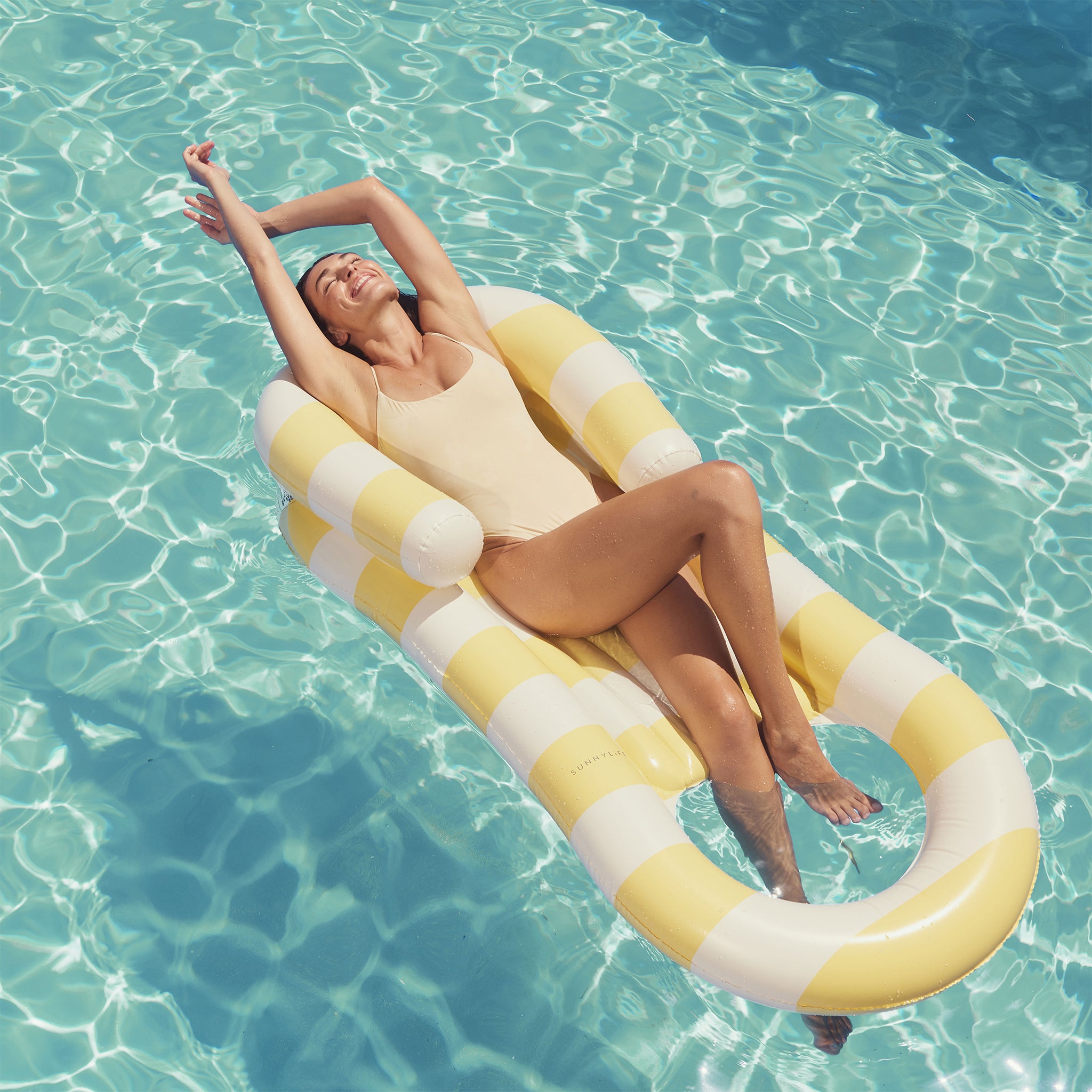 Laze & Lounge Float - La Mer Limon Stripe