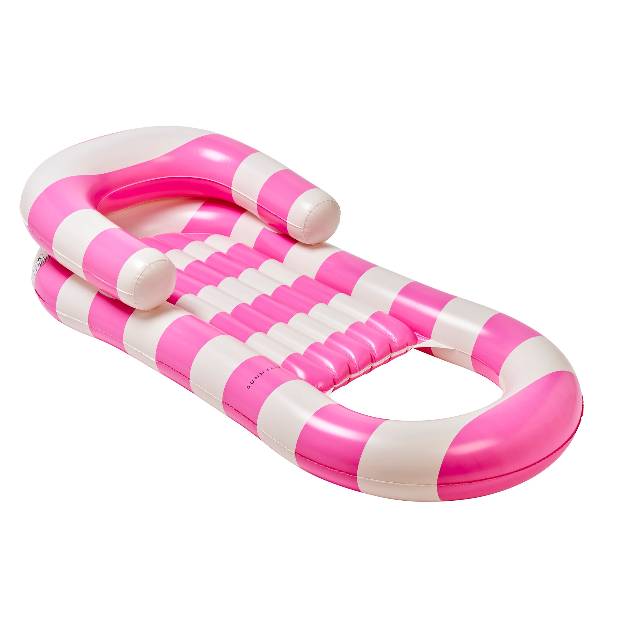 Laze & Lounge Float - Pool Party Magenta Stripe