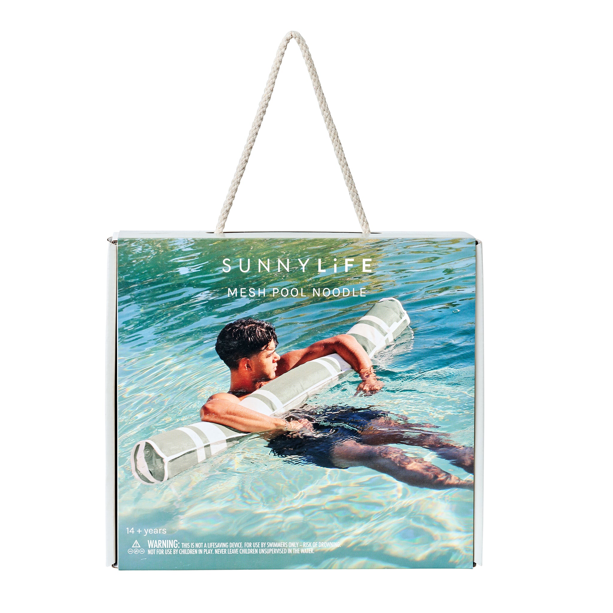 Mesh Pool Noodle - Seagrass Eucalyptus