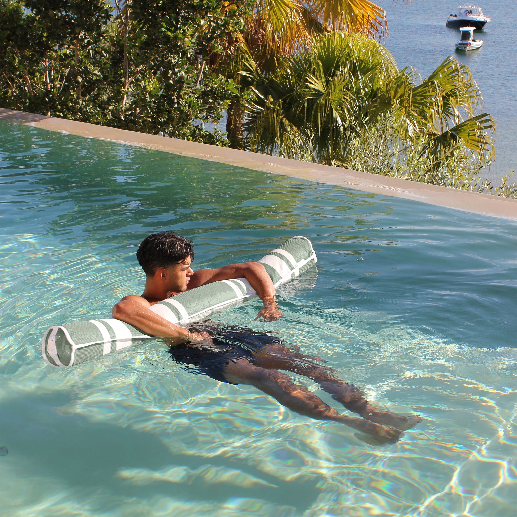 Mesh Pool Noodle - Seagrass Eucalyptus