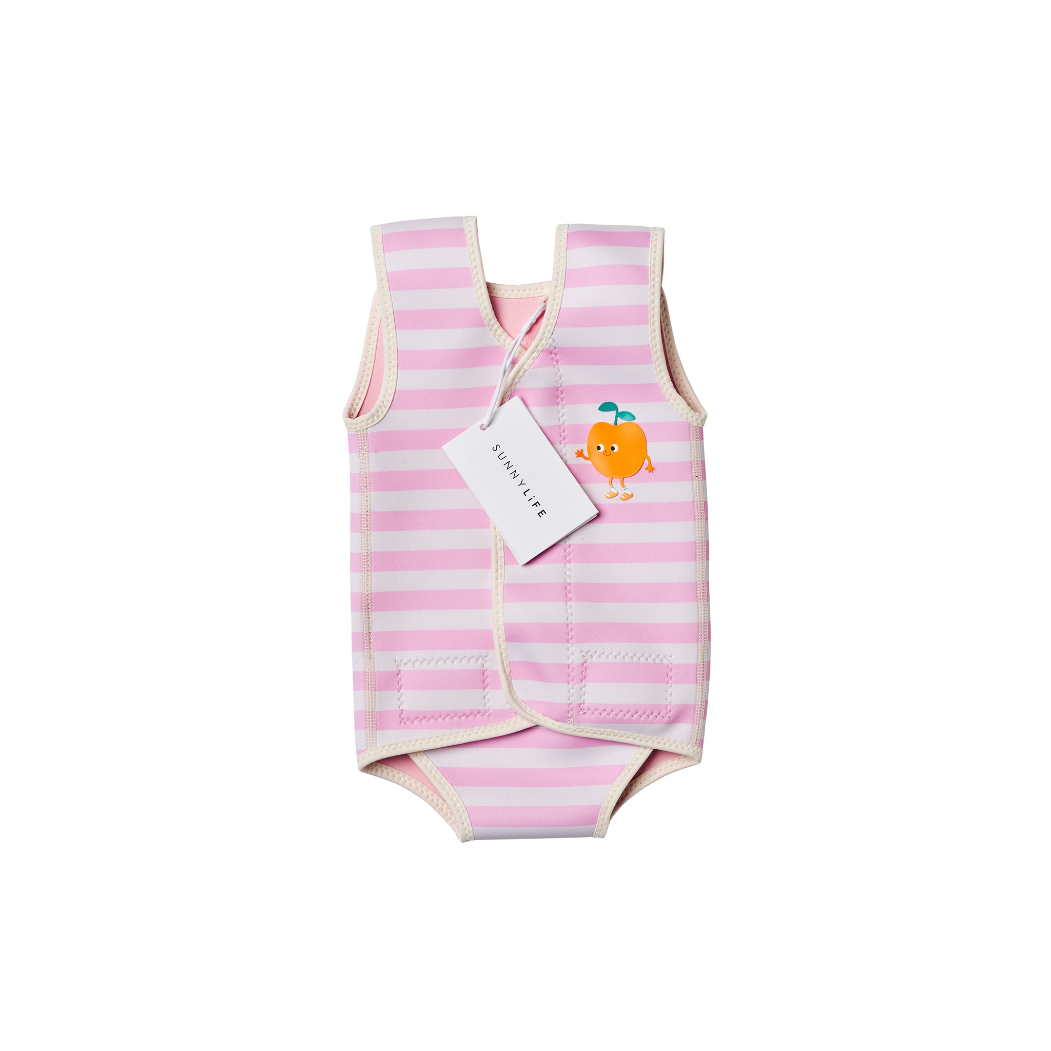 Baby Wetsuit - Poppy the Peach Pink Stripe