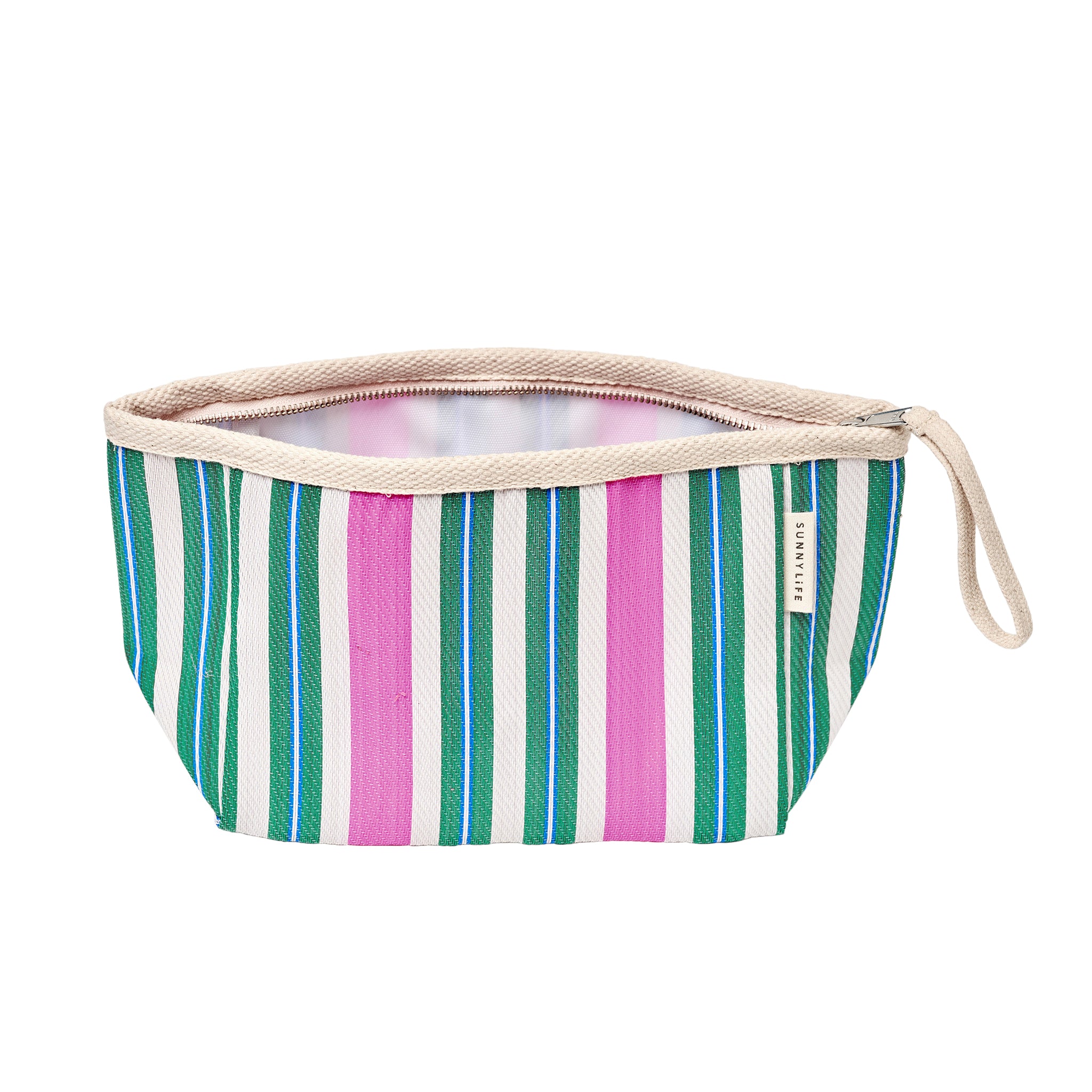 Recycled Nylon Beach Pouch - Seagrass Green