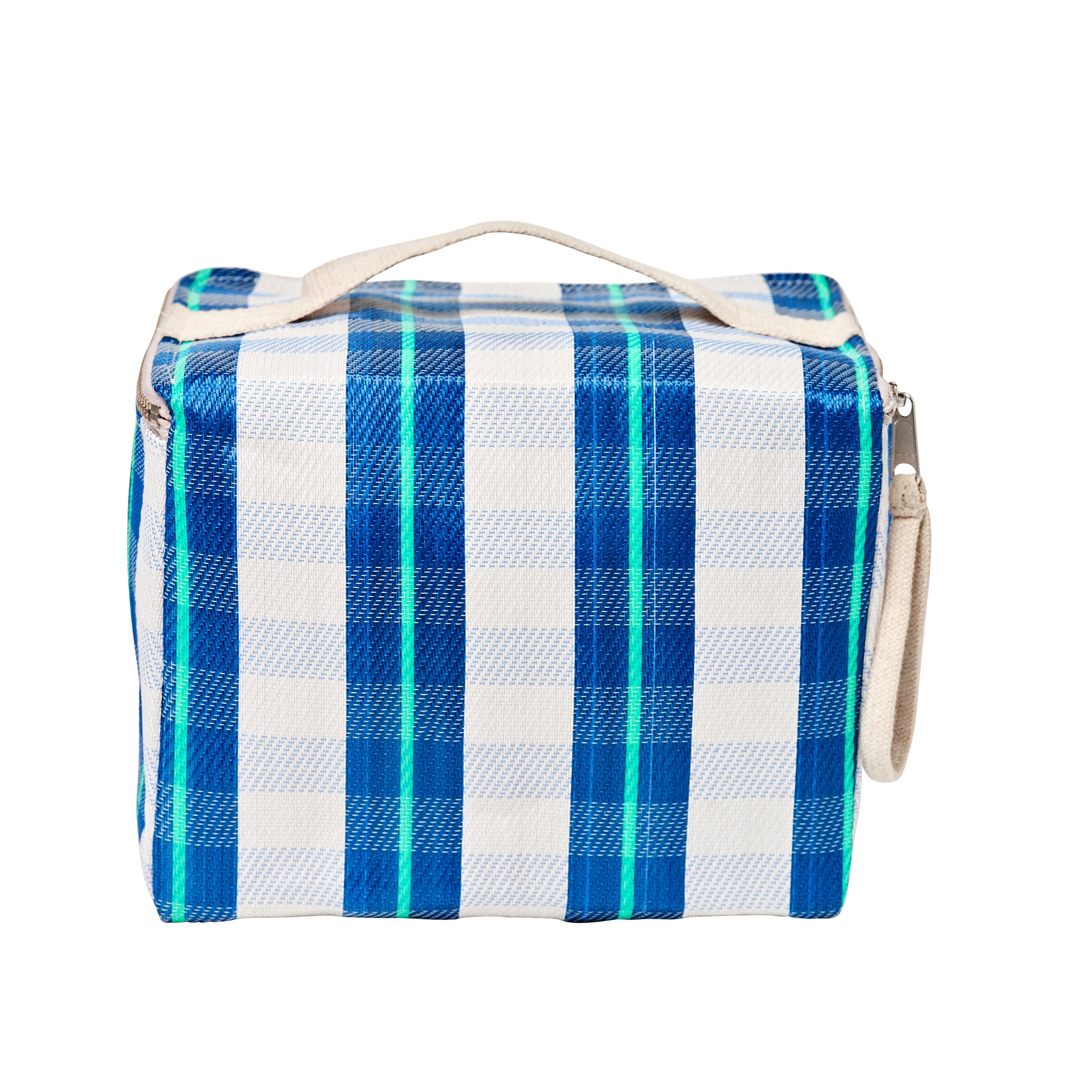 Recycled Nylon Cooler Lunch Bag - La Mer Blue Neon