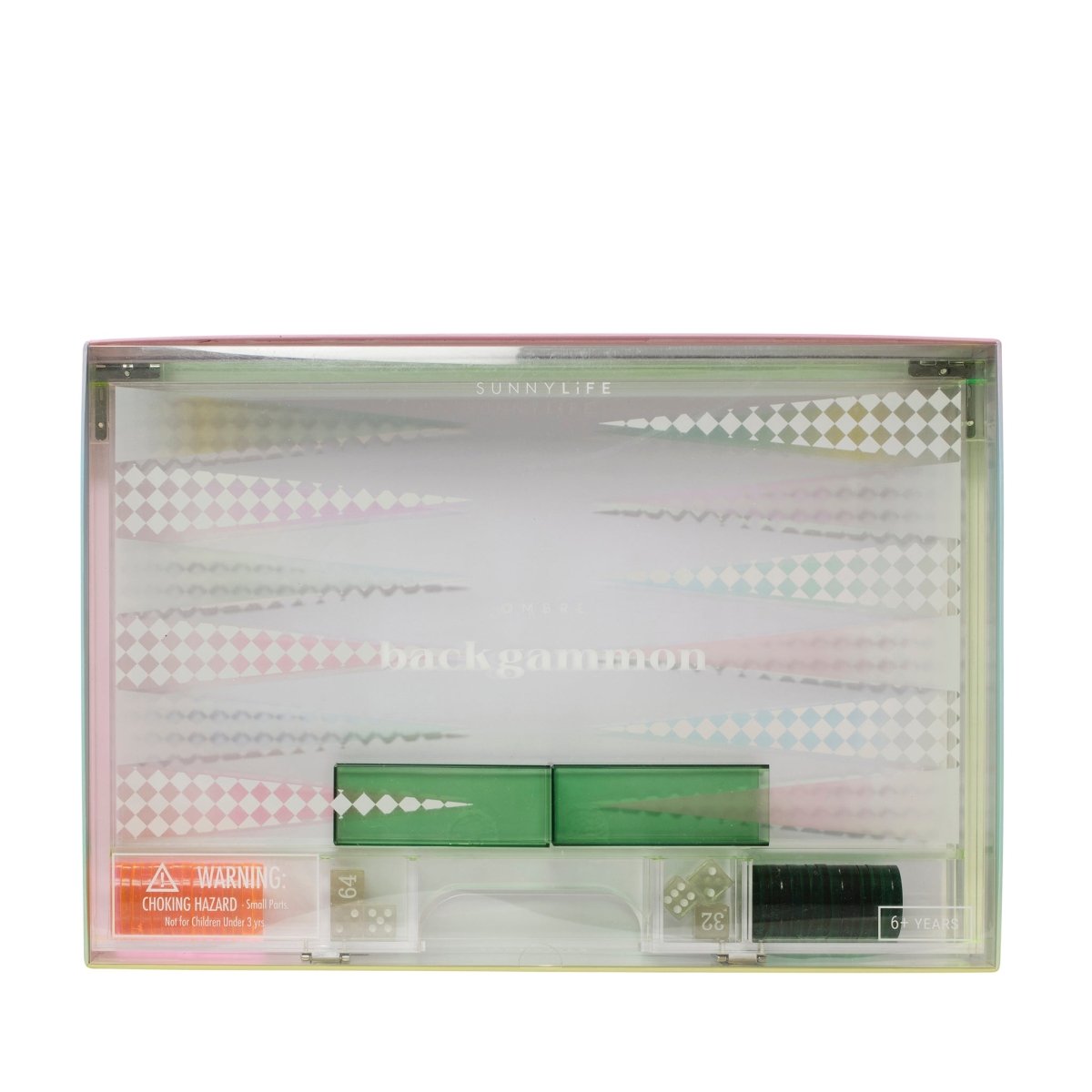 Lucite Backgammon - Ombre - SUNNYLiFE EU