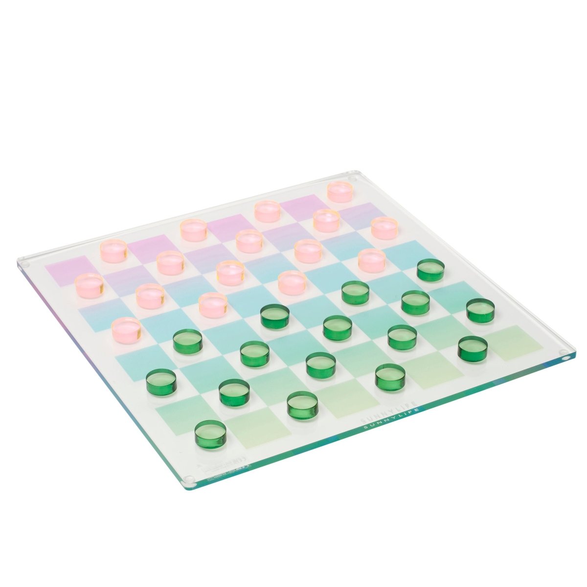 Lucite Chess & Checkers - Ombre - SUNNYLiFE EU