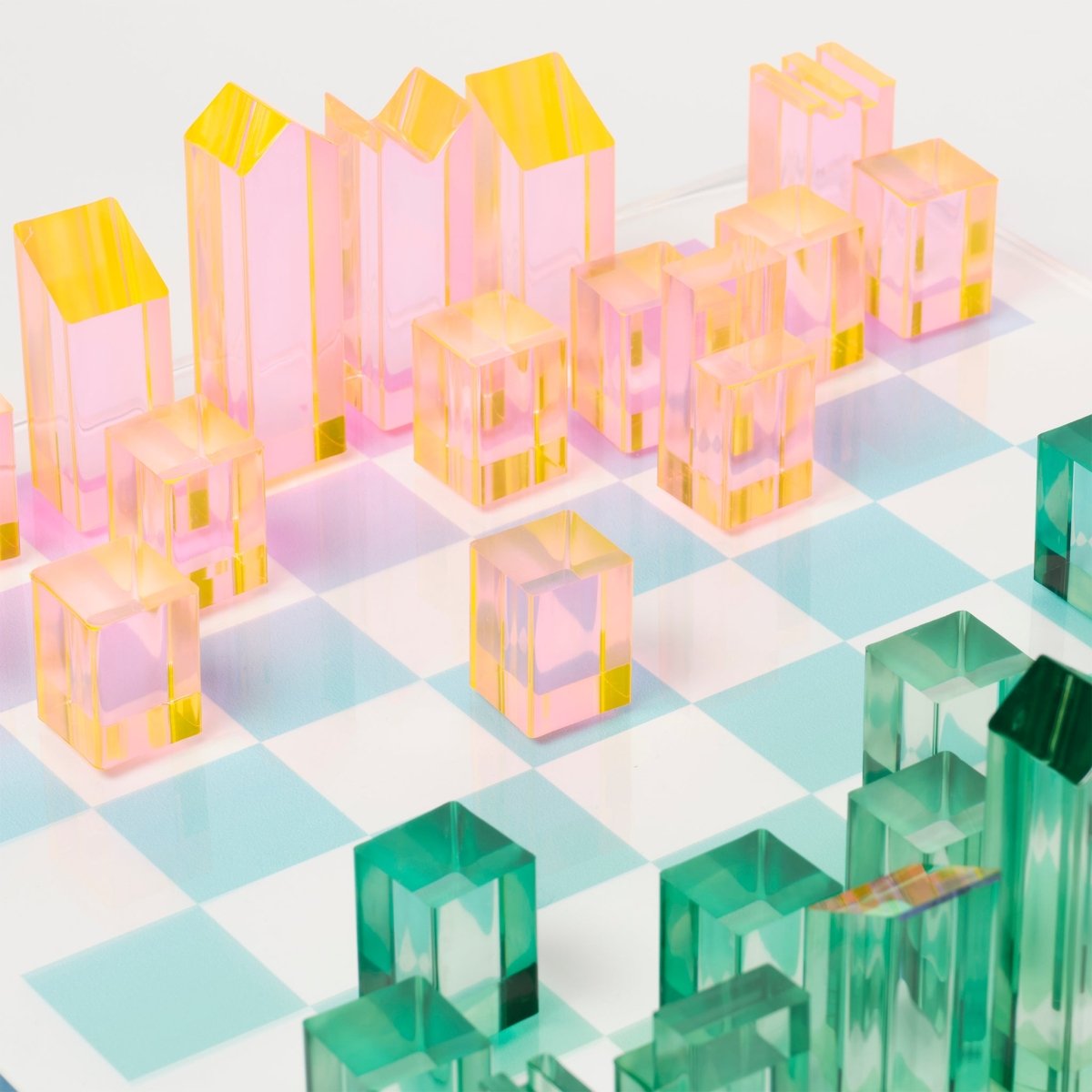Lucite Chess & Checkers - Ombre - SUNNYLiFE EU