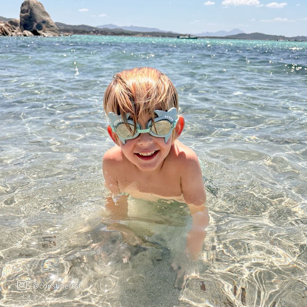 Swimming Goggles - Salty The Shark - SUNNYLiFE EU