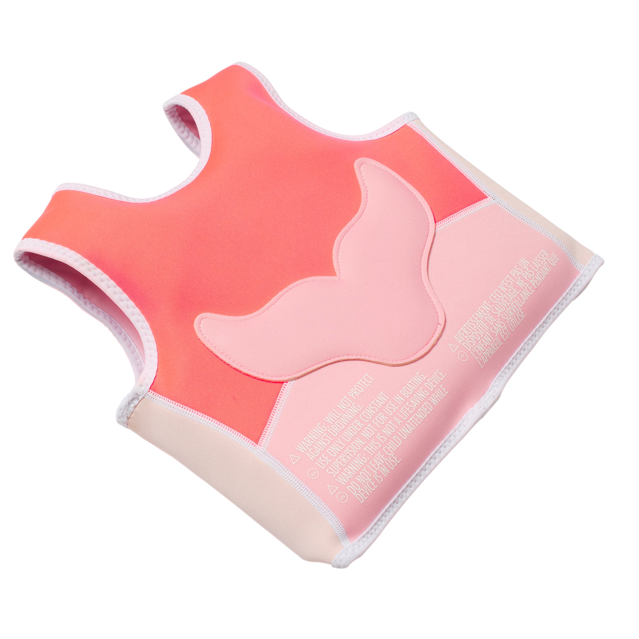 Schwimmweste 1-2 | Melody the Mermaid Neon Erdbeere