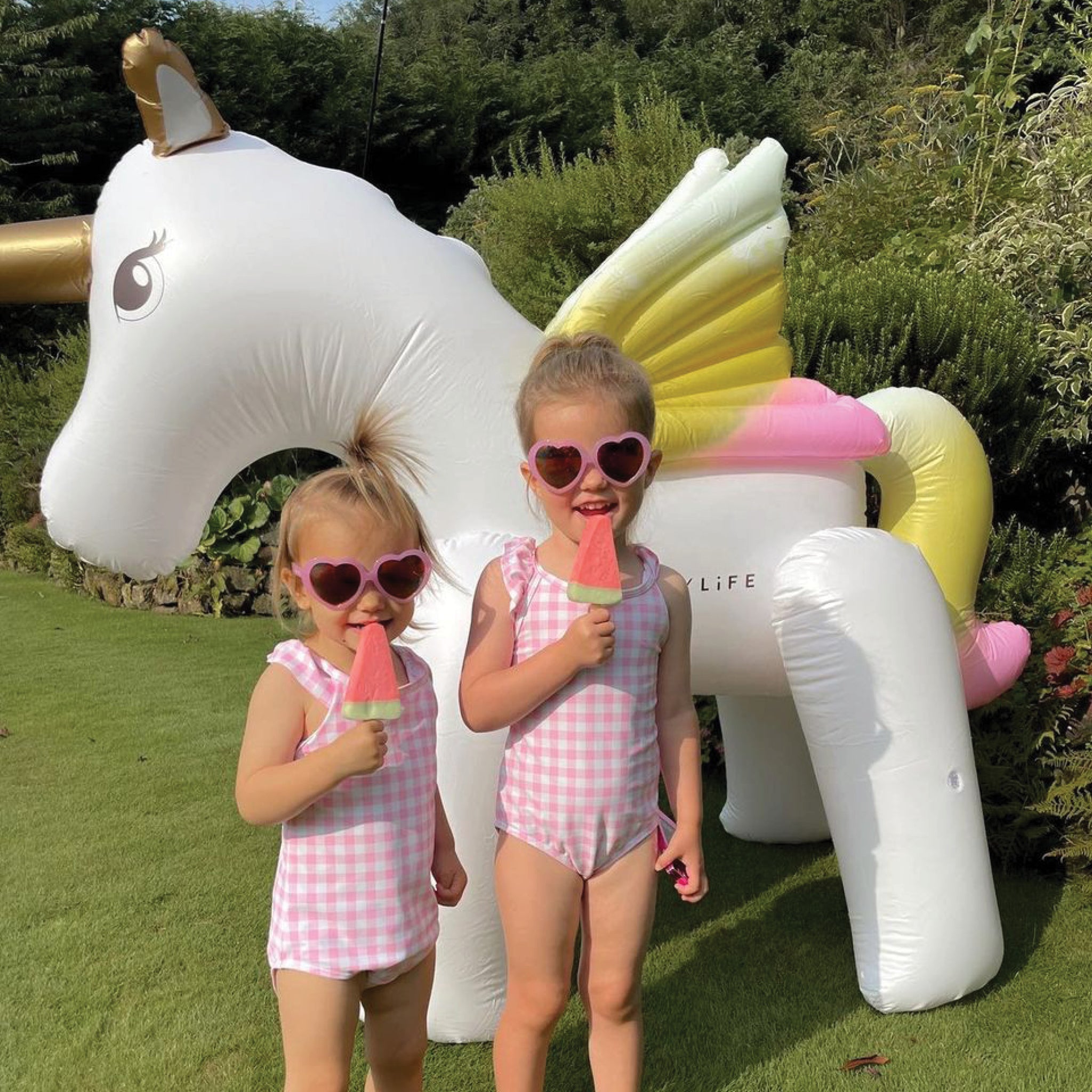 Aufblasbarer Riesensprinkler | Einhorn