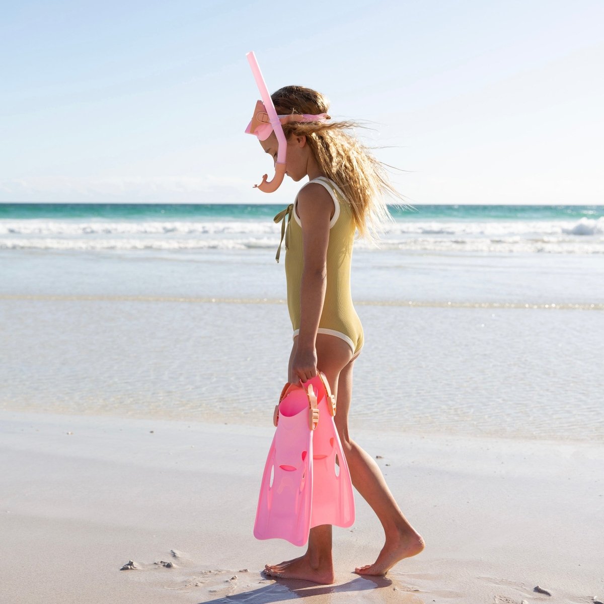 Kids Dive Set Medium - Strawberry - SUNNYLiFE EU