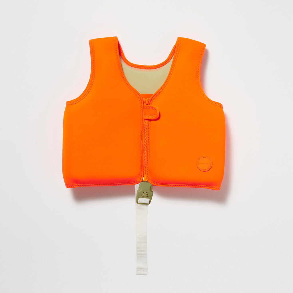 Swim Vest 2-3 EU | Sonny the Sea Creature Neon Orange