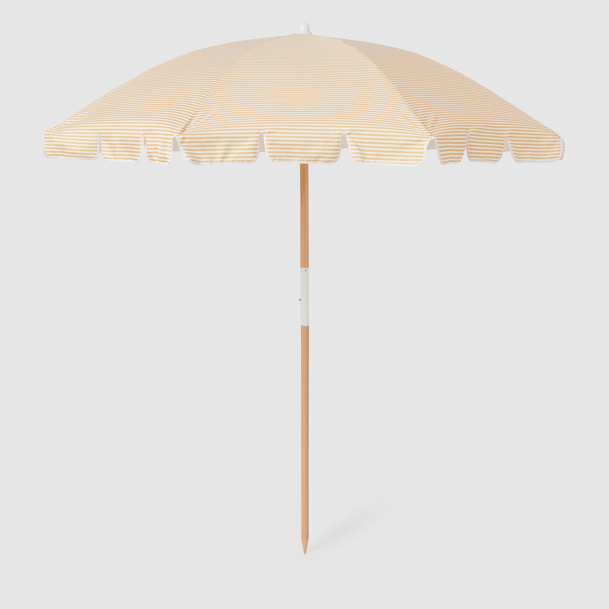Sonnenschirm | Mango Bay Golden Mustard Stripe