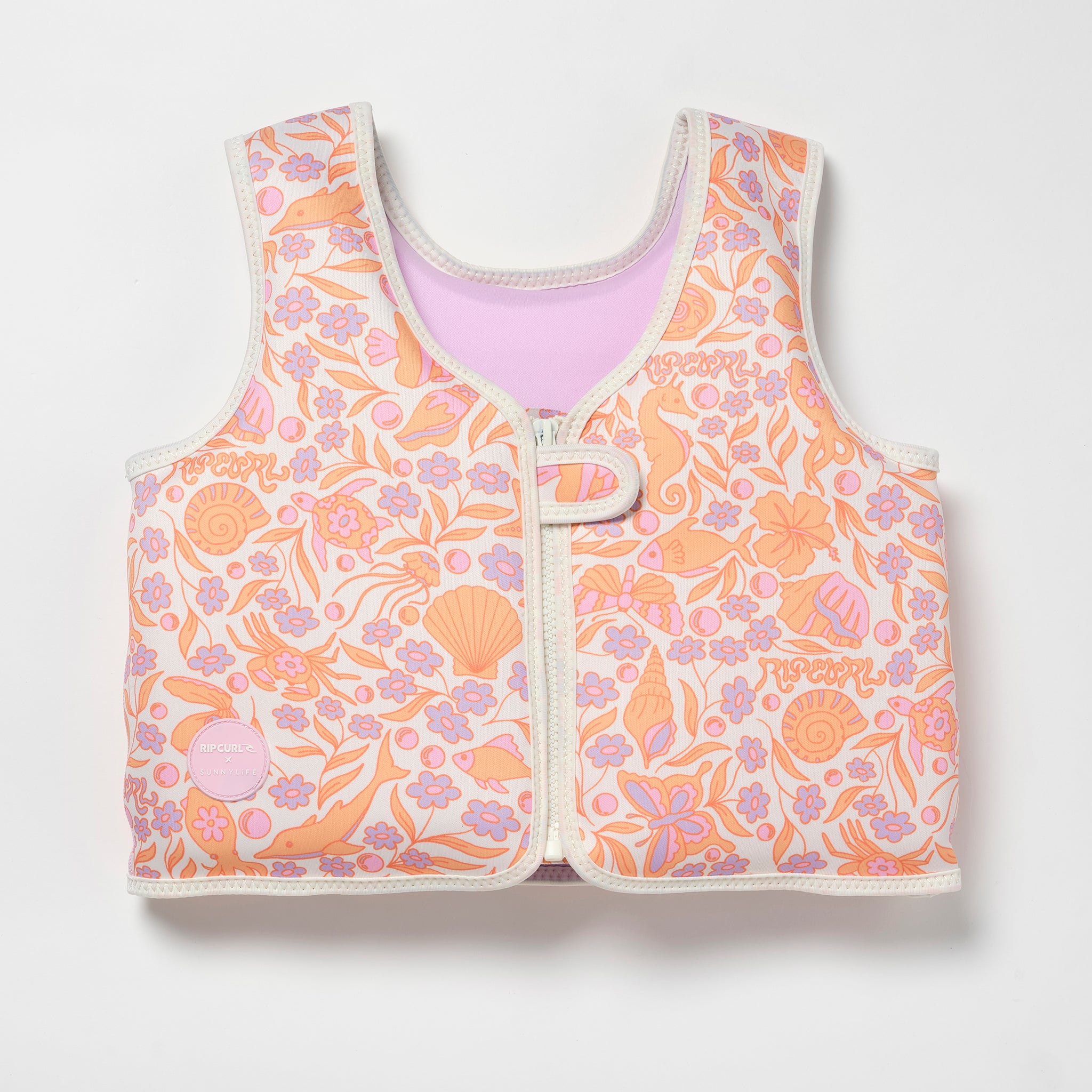 Kids Swim Vest 3-6 | Ocean Magic Pink