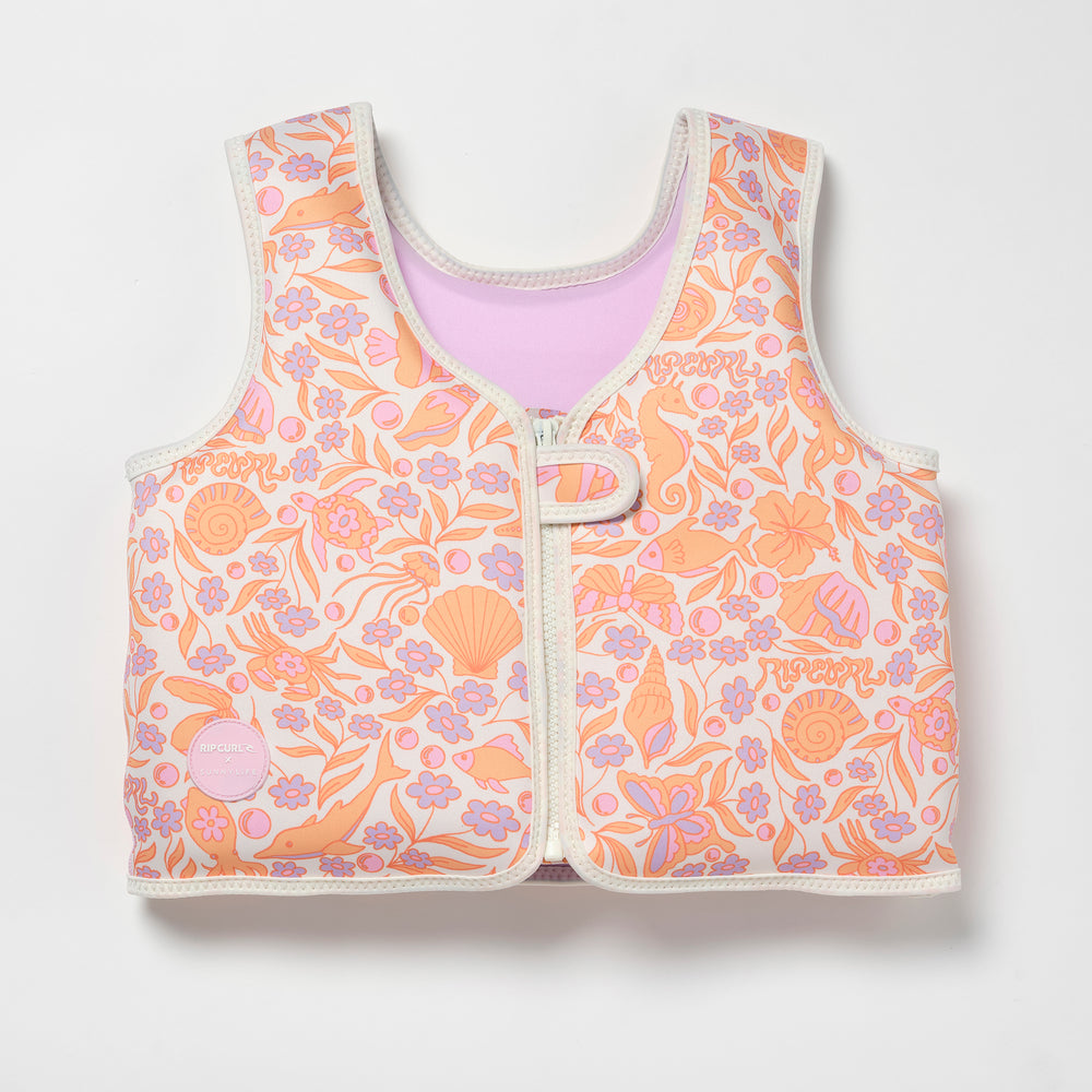 Kids Swim Vest 3-6 | Ocean Magic Pink